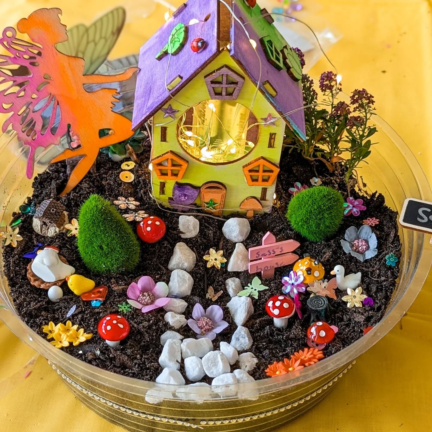 Fairy Garden Magic 🧚🏼&zwj;♀️

If I had to pick a fave&hellip; our Fairy Garden workshop would 100% be in my top three. It&rsquo;s wholesome, it&rsquo;s calm, and the kids get so into it.

Each student gets to customise their whole set-up - from pai