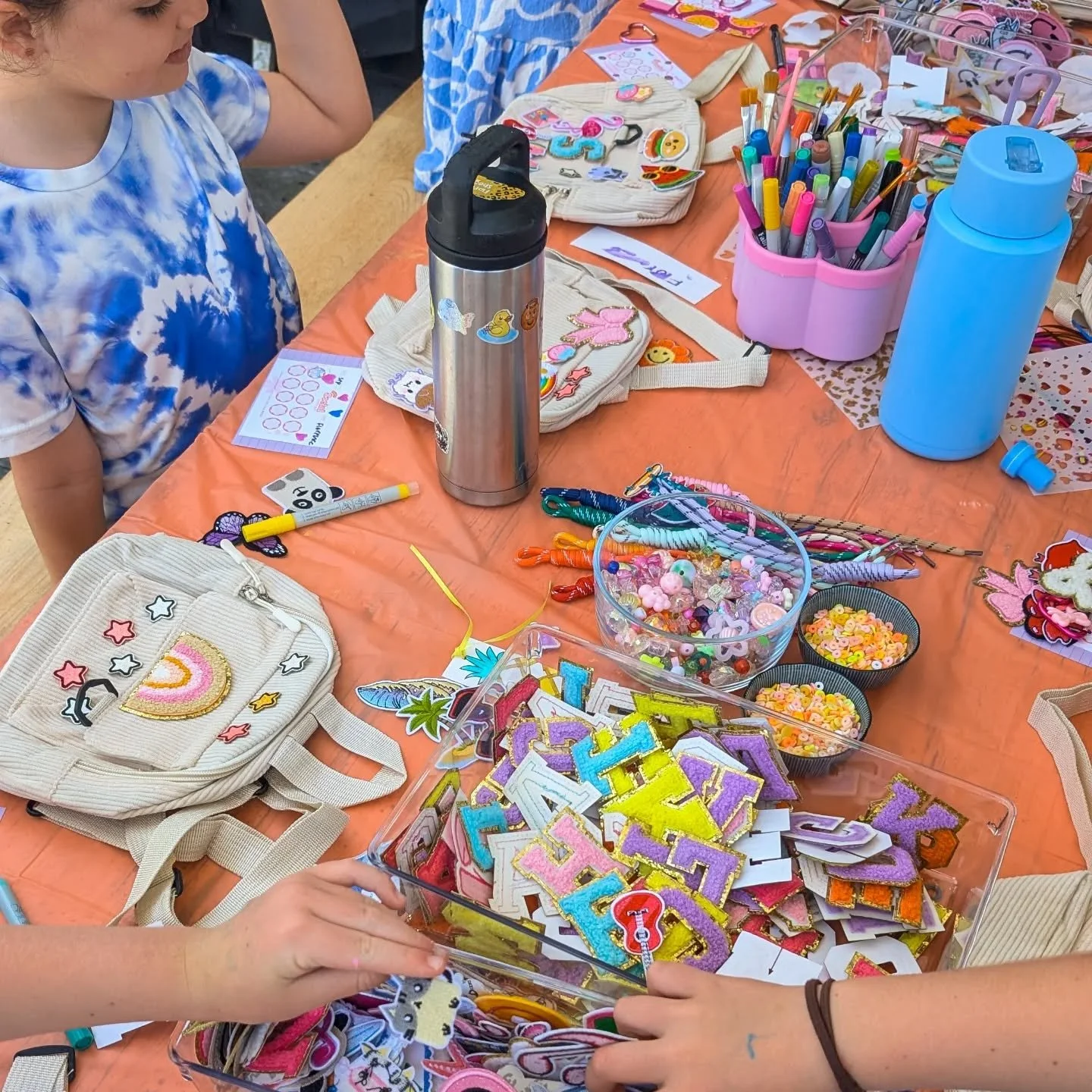 Day One ☀️

What a way to kick off our Spring holiday workshops - the sun was shining, the vibes were high, and the girls were pumped!

Here&rsquo;s what we got up to today:
✔️ Custom patches added to backpacks
✔️ Personalised sunnies
✔️ Fresh new ha
