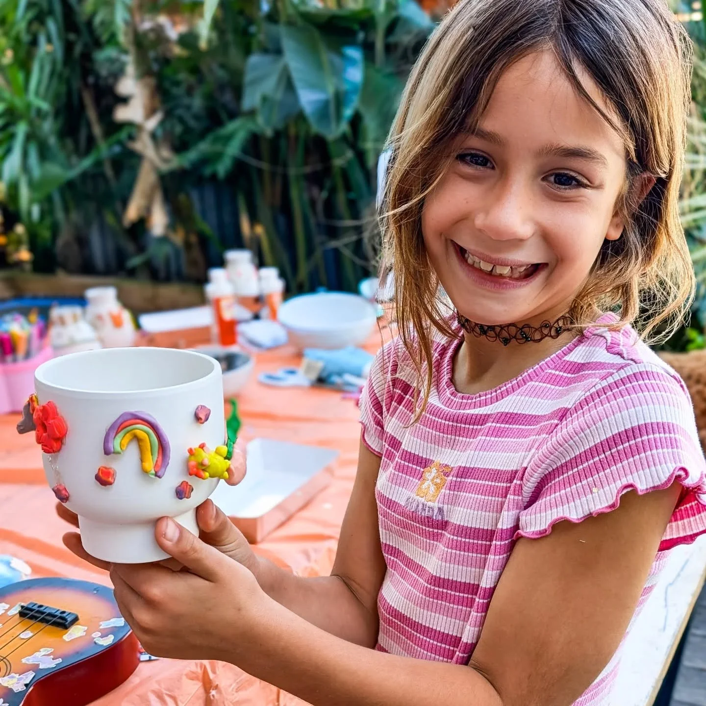 Our polymer clay class was pure cuteness overload this term. The kids made magnets and little clay bits to decorate vases and they did such a good job! Axolotls were the clear winners - who knew they&rsquo;d be such a hit? Such a fun, calmish craft t