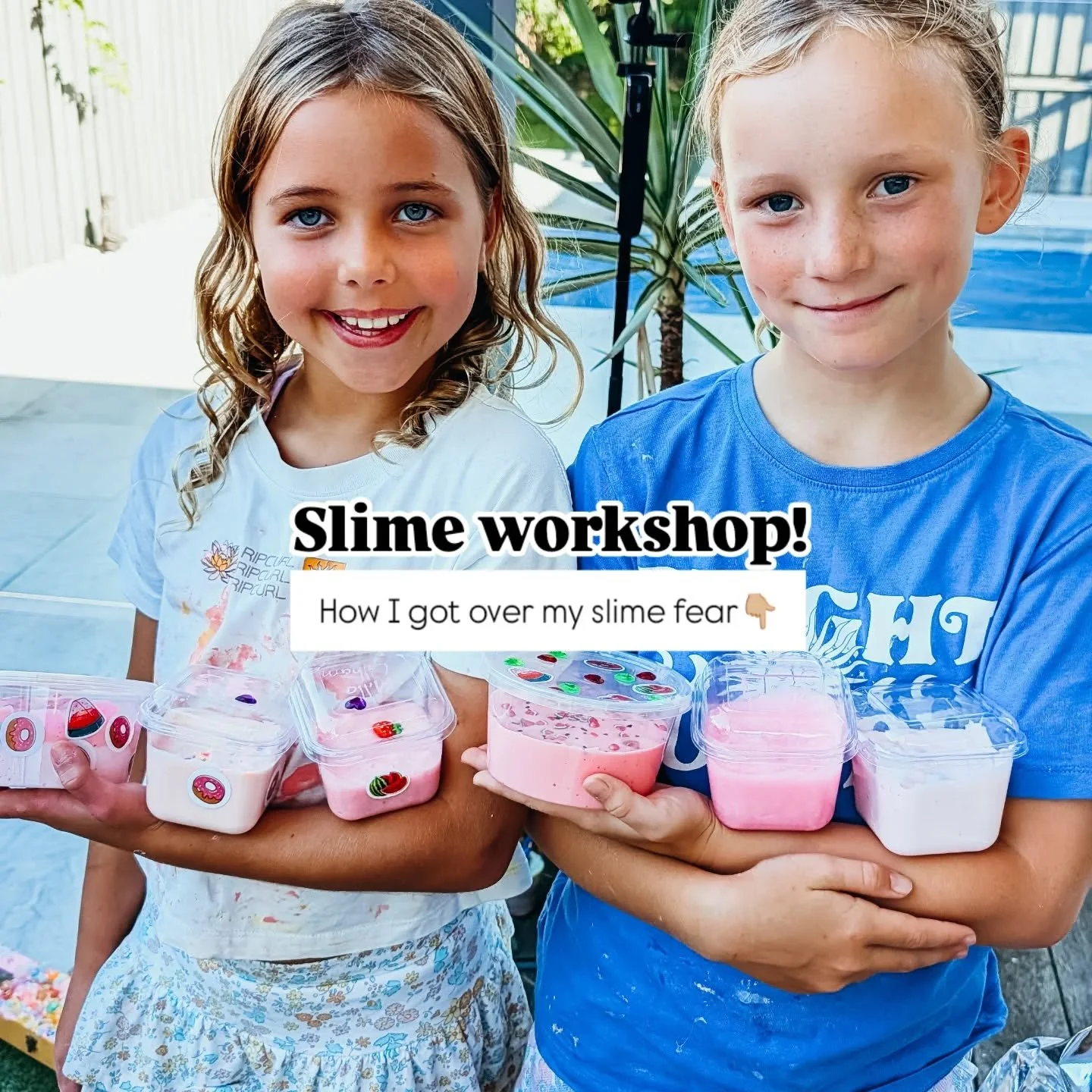 Slime Workshop - Day two!

I'm not going to lie when I first started this business slime freaked me out the most. Not only did I not love touching it, but I found it stressful that it wouldn't come together. But since making slime for well over a yea