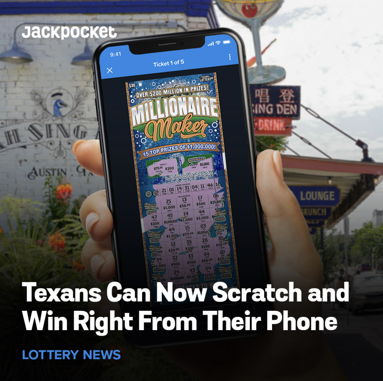 Promoting a new Scratchers product