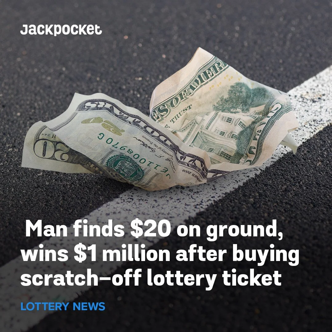A man from North Carolina experienced an incredible streak of luck, first by finding $20 outside a convenience store, and then by using it to purchase a winning $25 scratch-off ticket worth $1 million.

Jerry H., from Banner Elk, explained that he bo