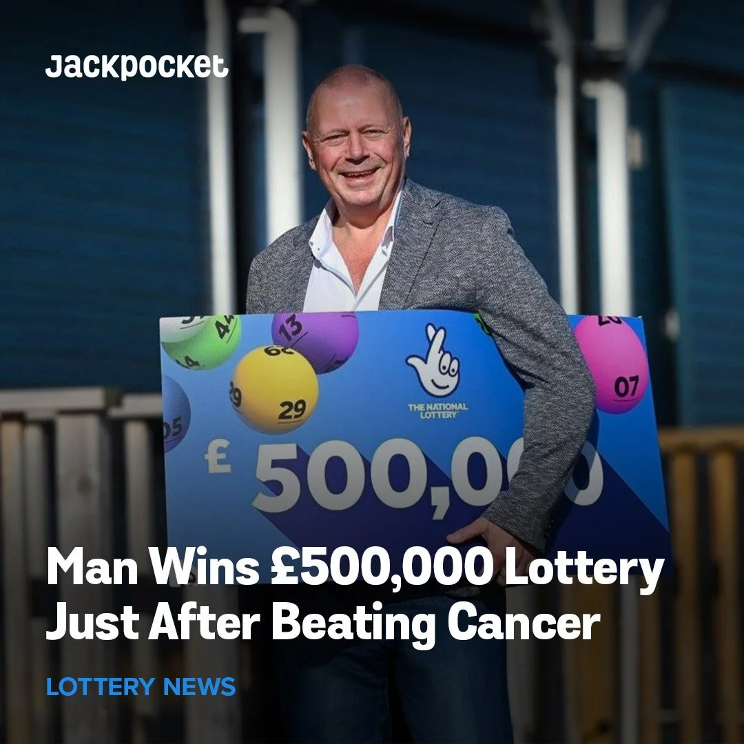 A man has shared how winning &pound;500,000 on the National Lottery left him feeling on "cloud nine," especially as it came just a year after he had surgery for cancer. John L., 66, said the win was a bit overwhelming, particularly since he