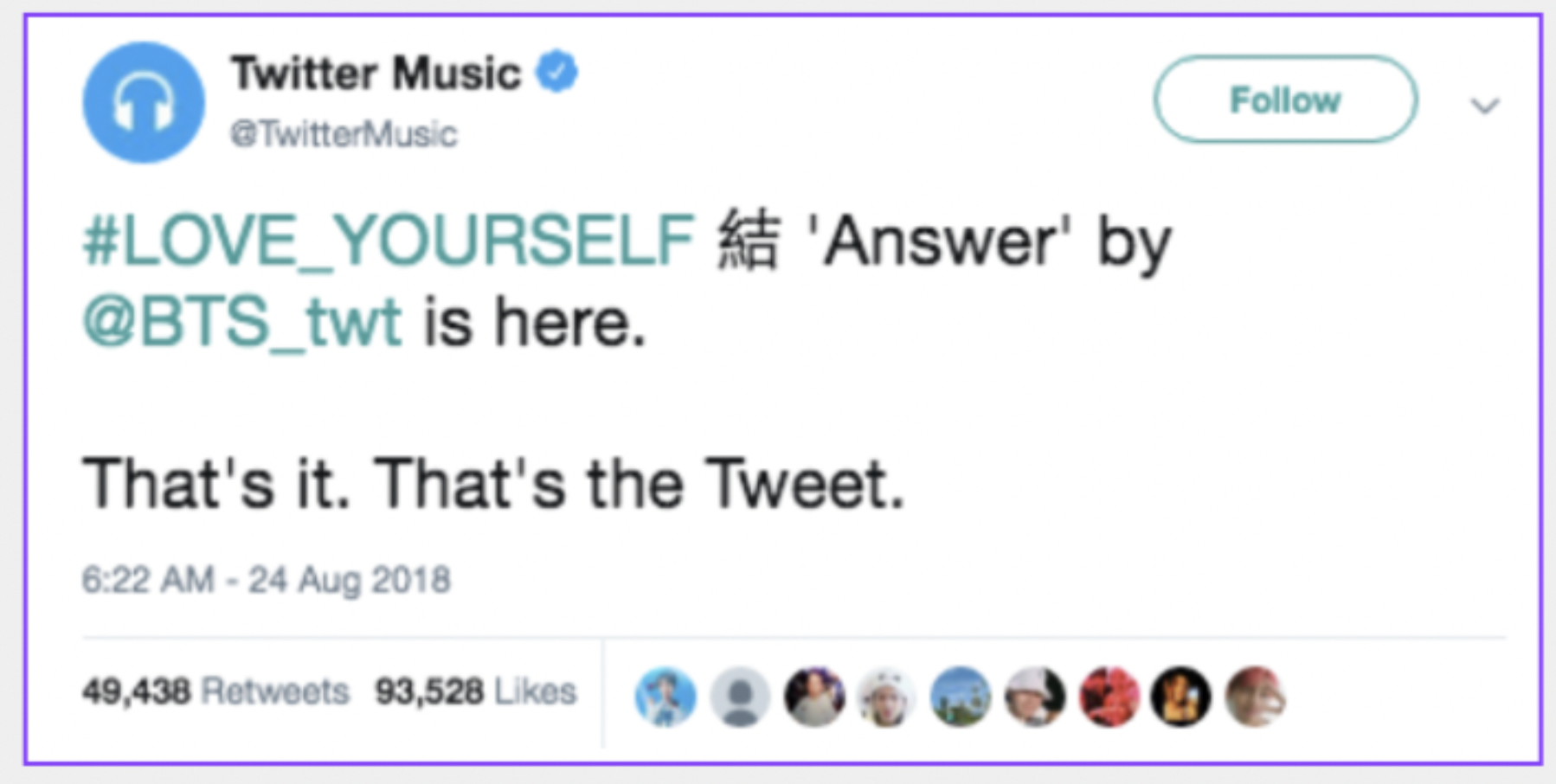 Engaging with the most popular accounts
