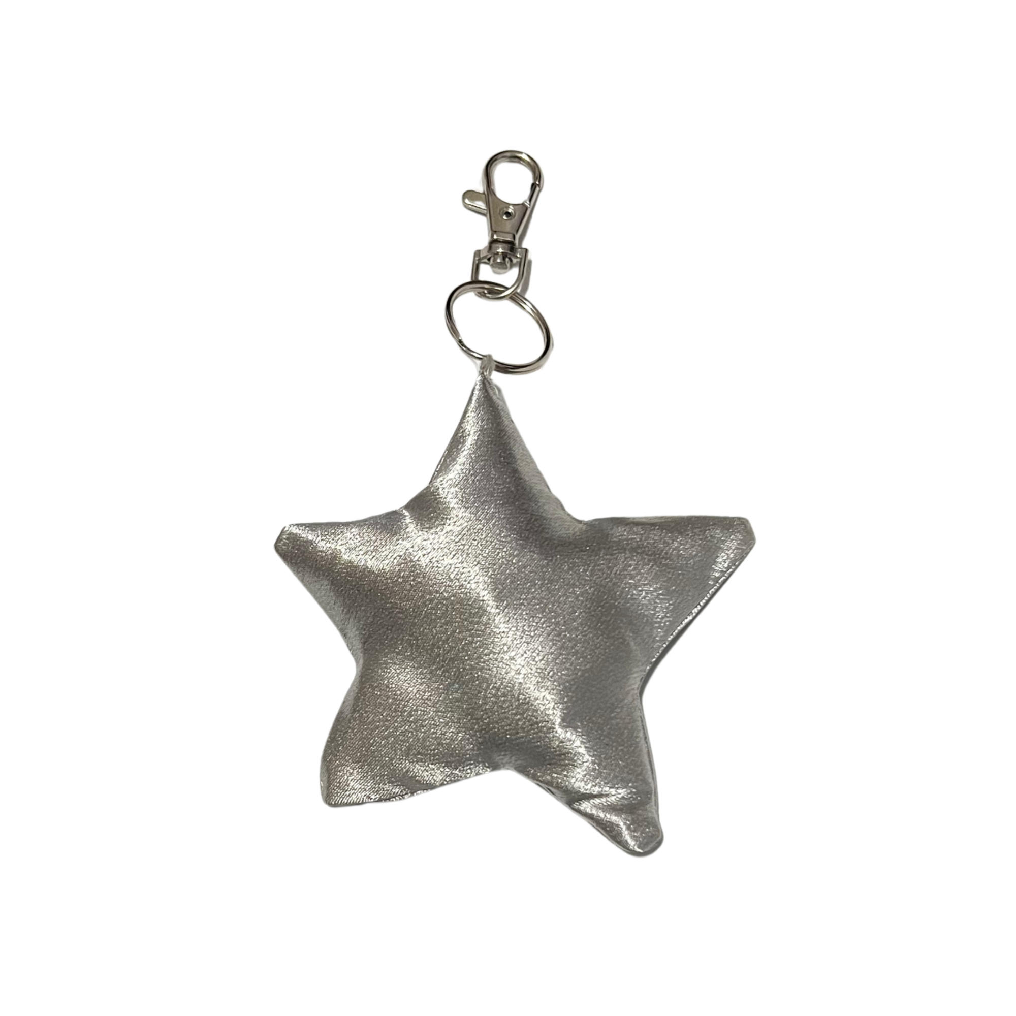 Silver Star Bag Charm