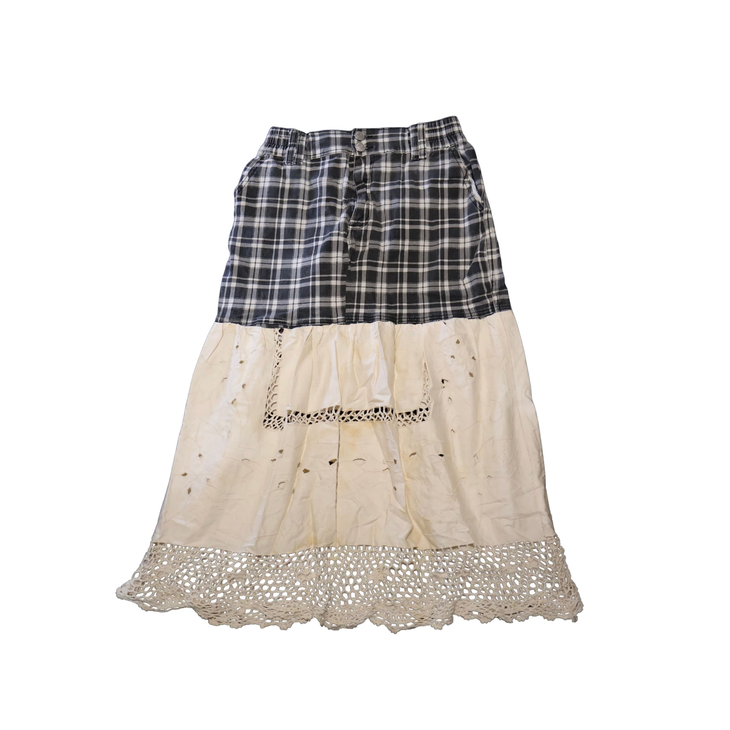 Reworked Prairie Patchwork Skirt