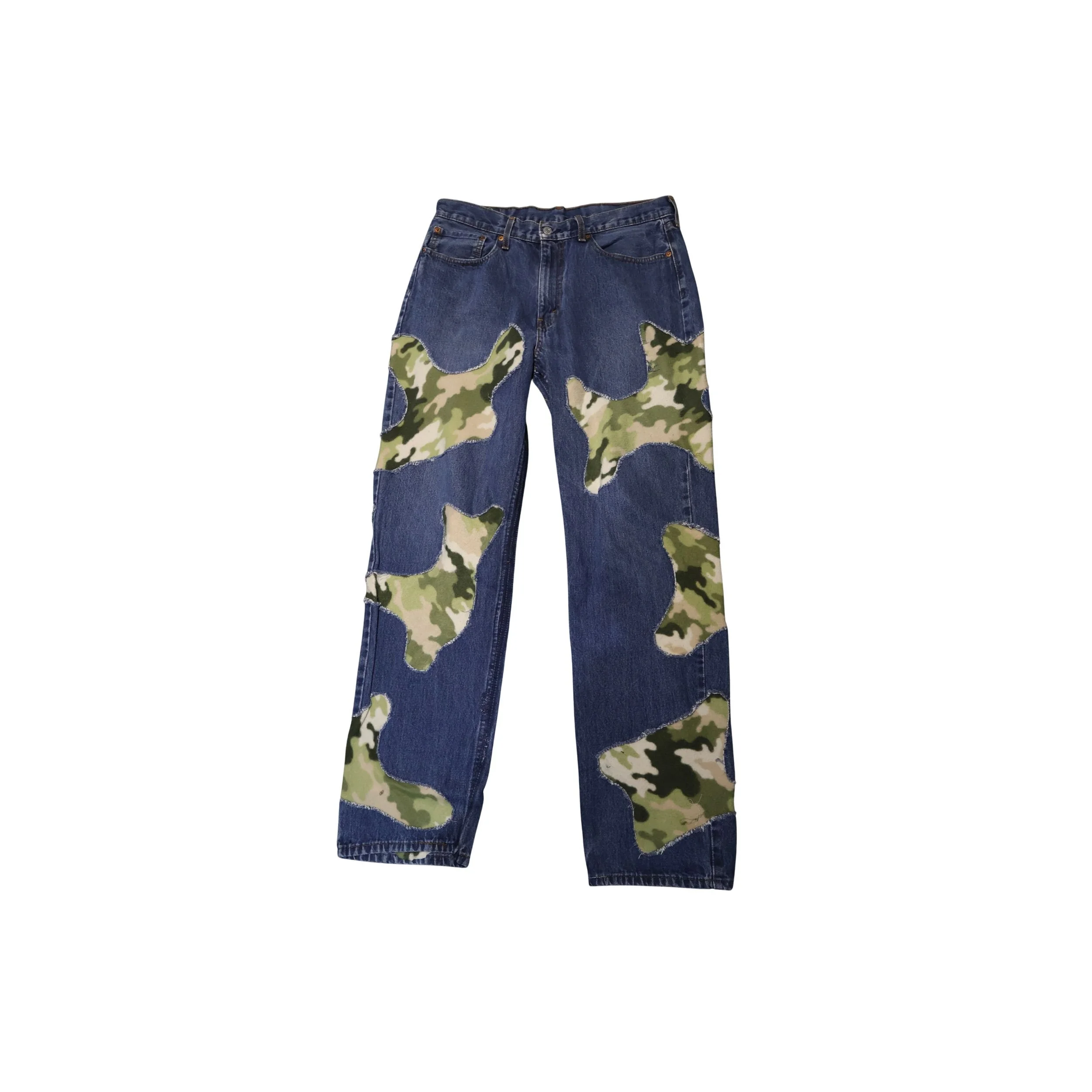Scab Patch Jeans (Camo/Midwash)