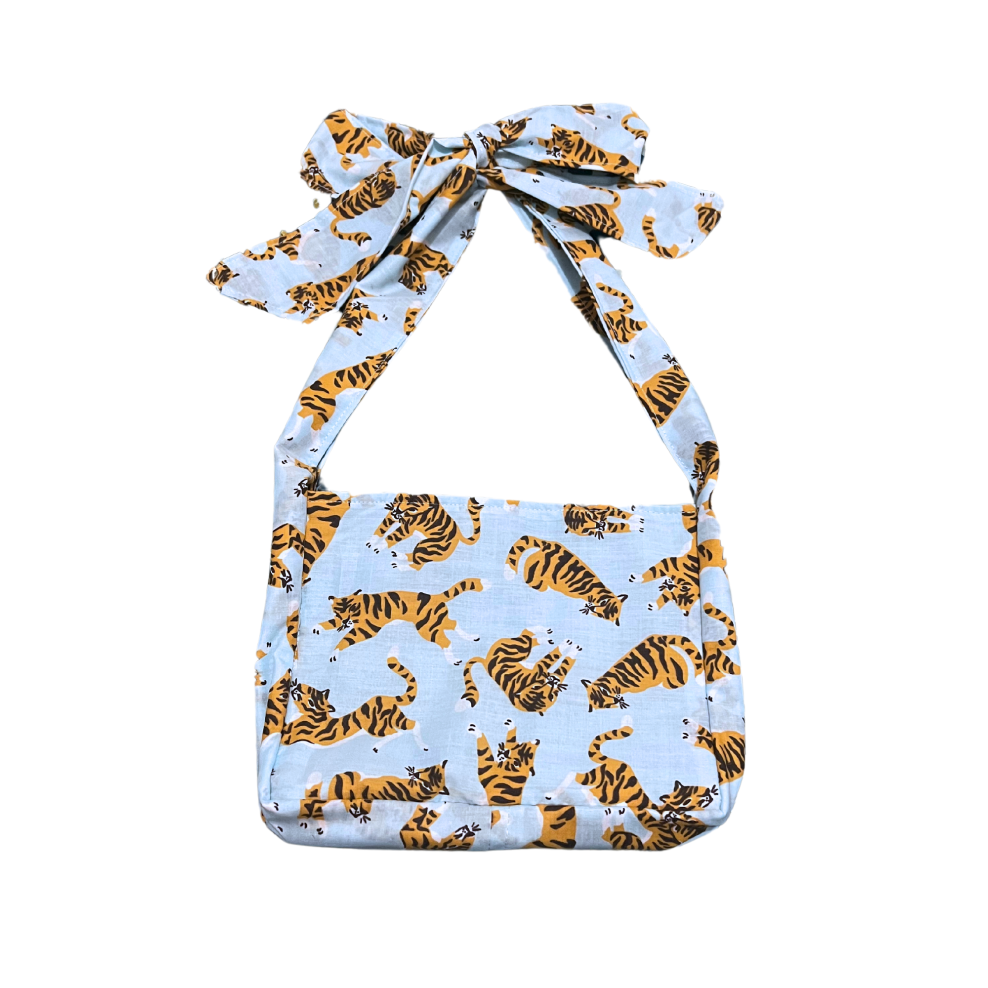 Tiger Bow-Strap Bag