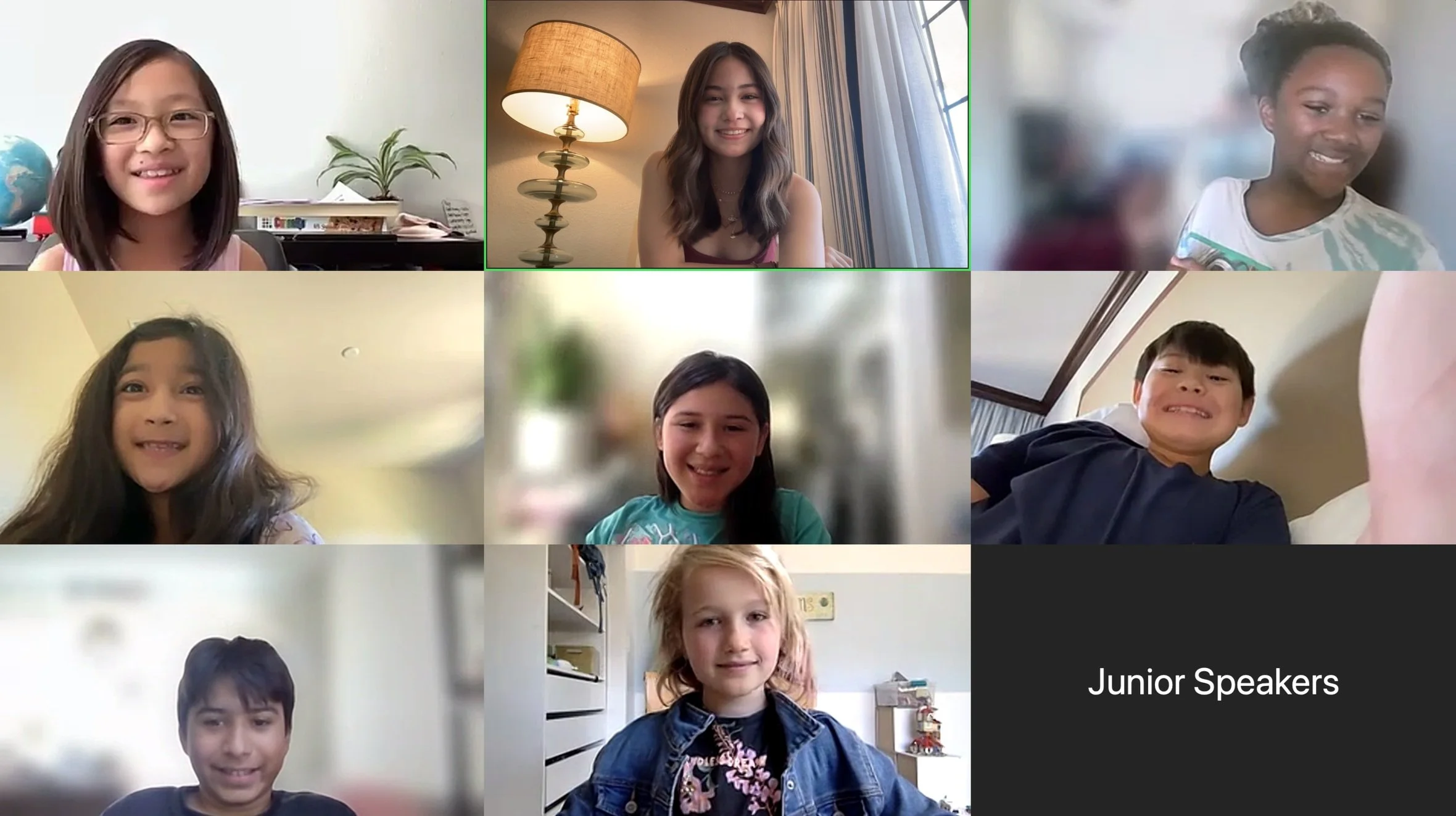 Junior Speakers students