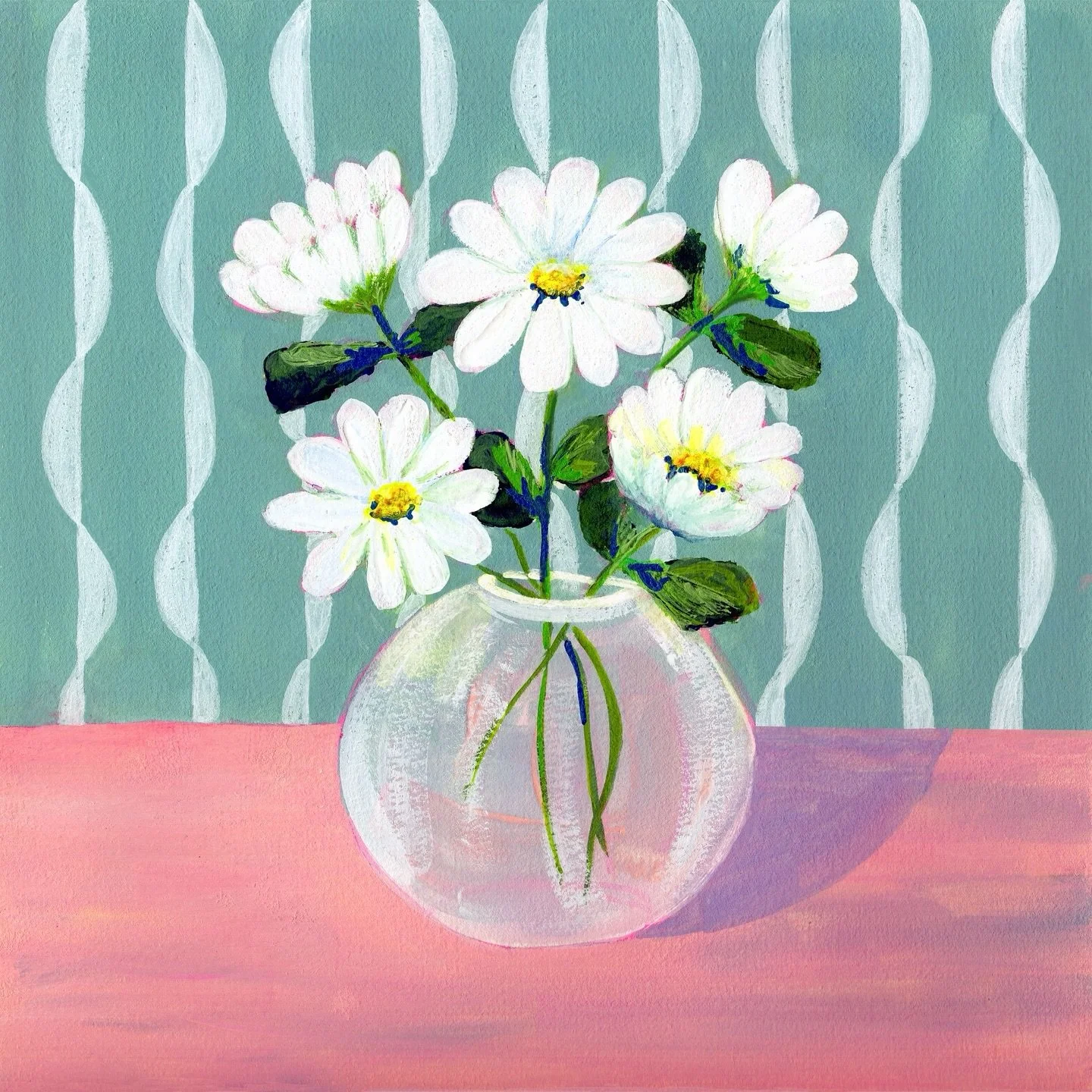 Prints of this fresh new painting will be available @thegreatartistmarket on Saturday March 28 at Felons Barrel Hall. Hope to see you there! 🩵🩷💚
PS More to come! 😉