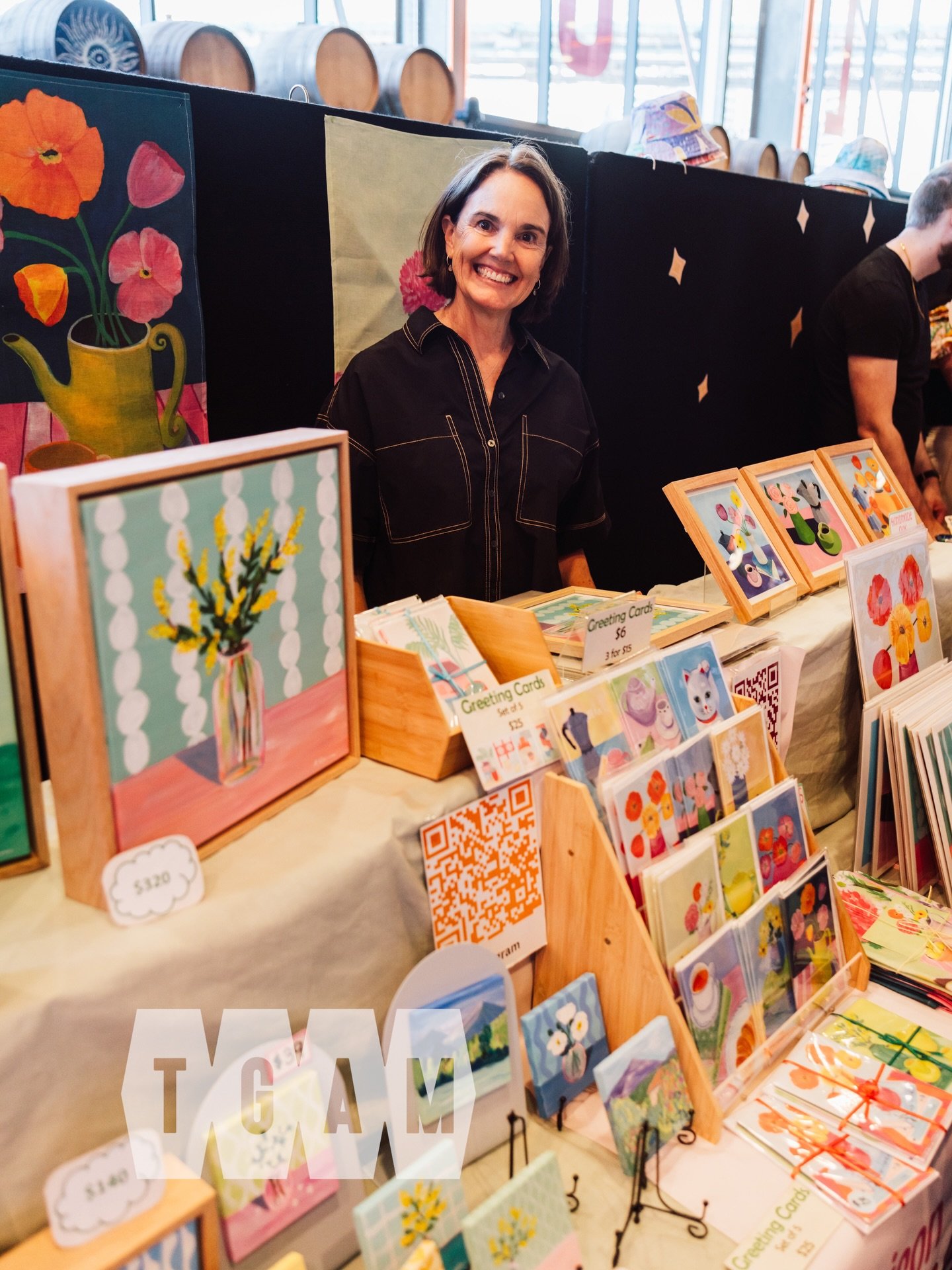 ☀️ It was such a beautiful day at TGAM. 💛 Thank you to everyone who came by. It means so much to see so many people out supporting local artists and makers, especially in these times. 😌 I really had such a great day! 
@thegreatartistmarket