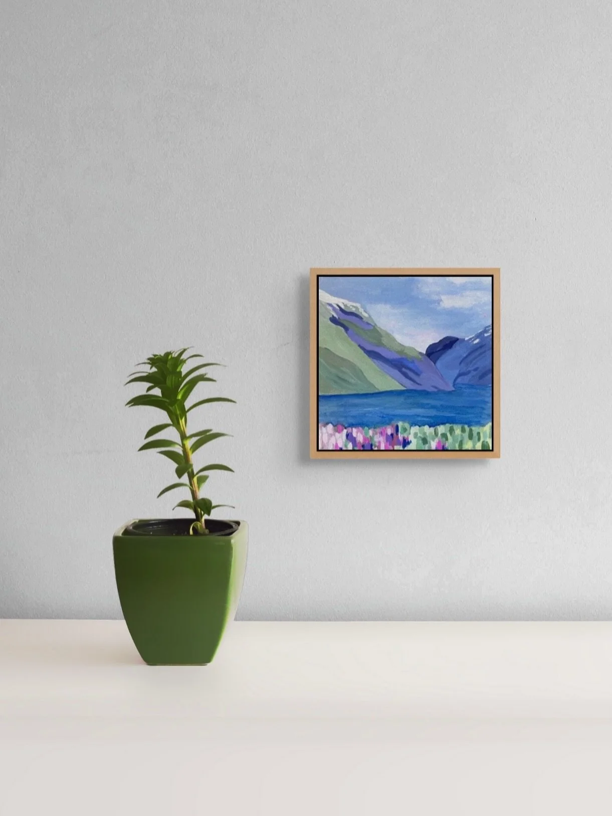 🩵View From my Window - Aurland💙

15cm x 15cm
Acrylic on canvas