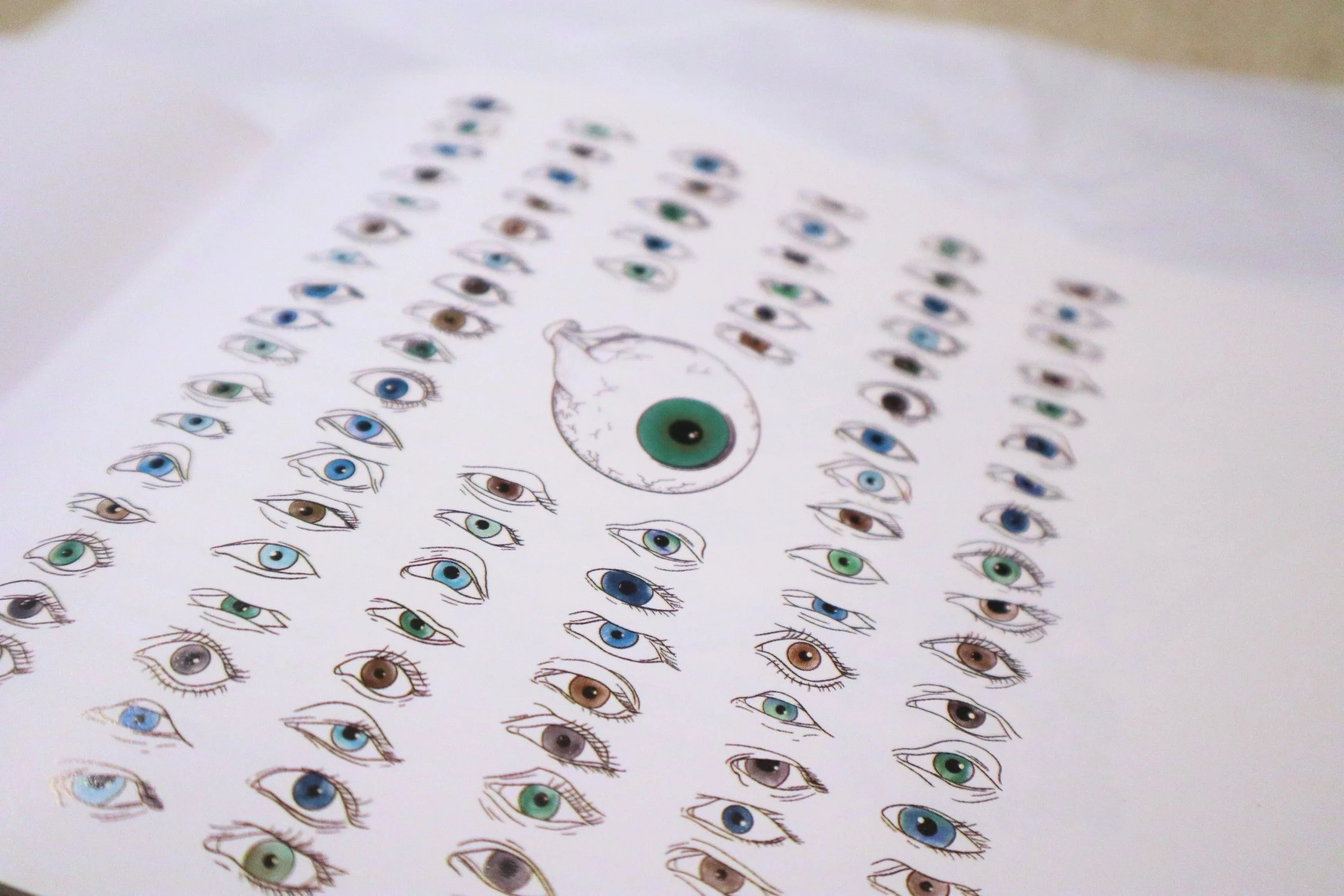 A look of a thousand eyes