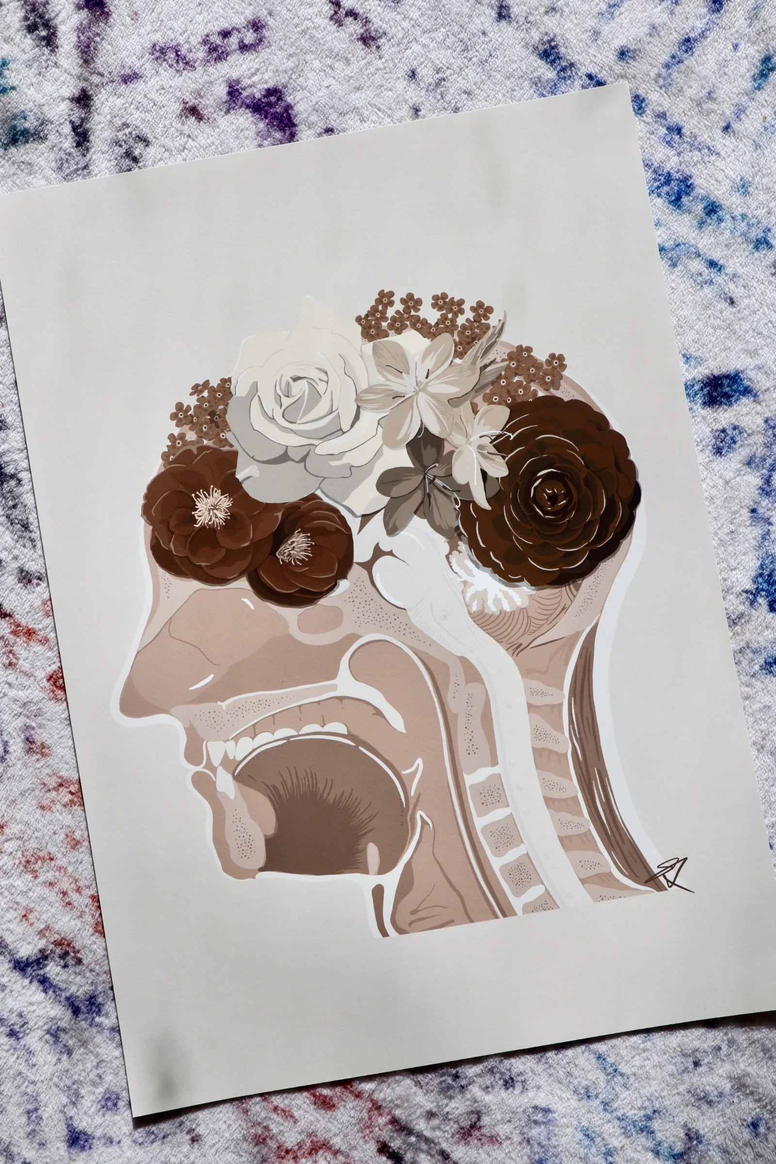One of a kind Print | Beautiful Mind Hannah | A3