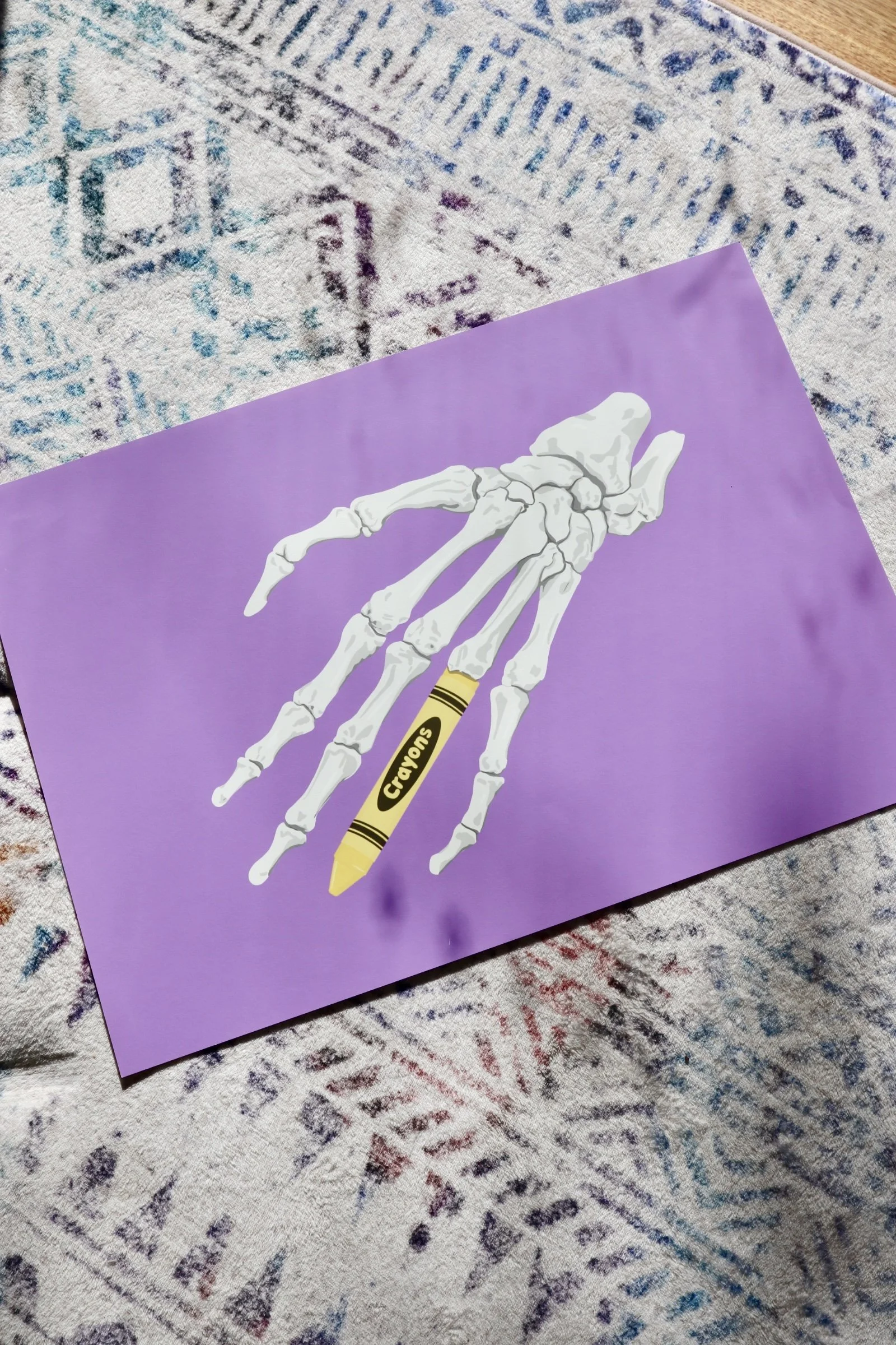 One of a kind Print | ColouRing Finger | A2