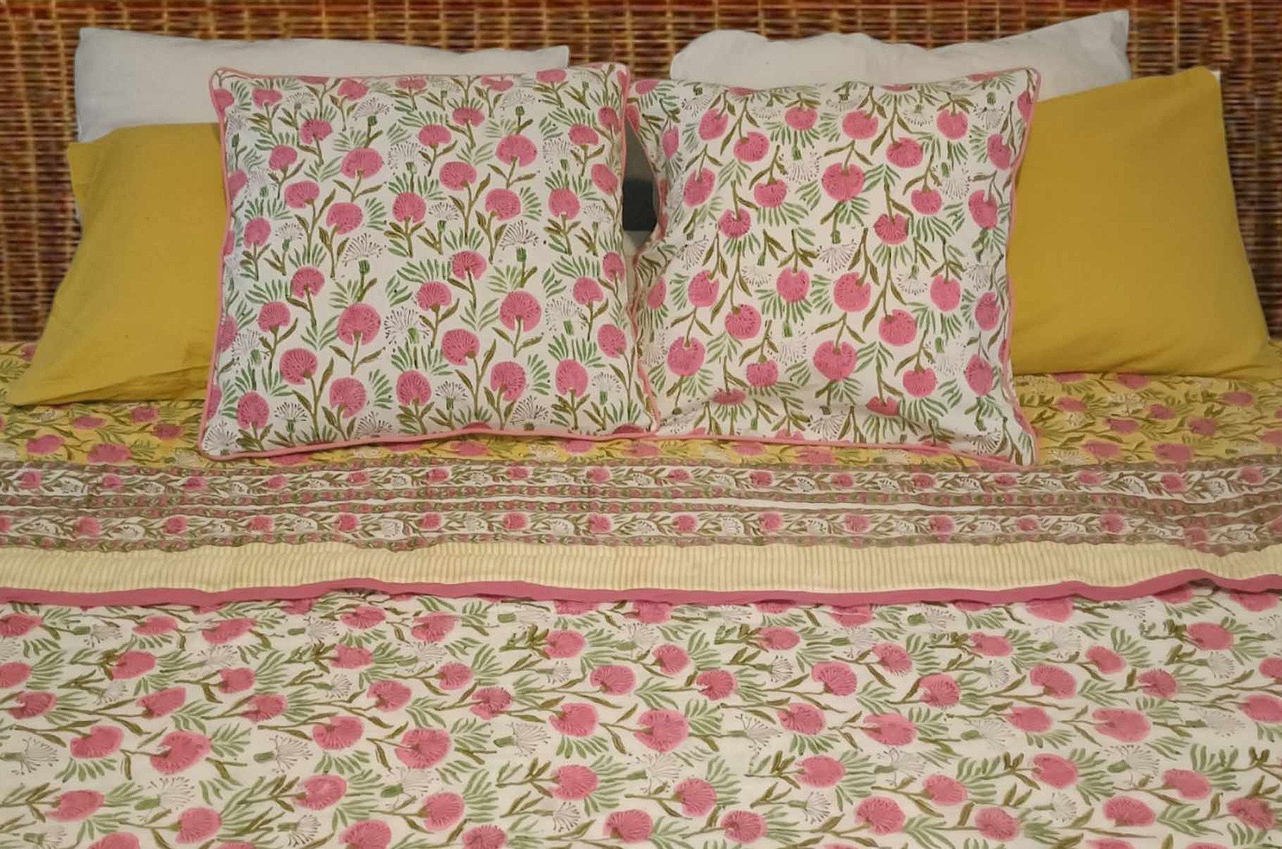 Pink Blossom Quilt (Imperfect) - Handmaids Global Collection