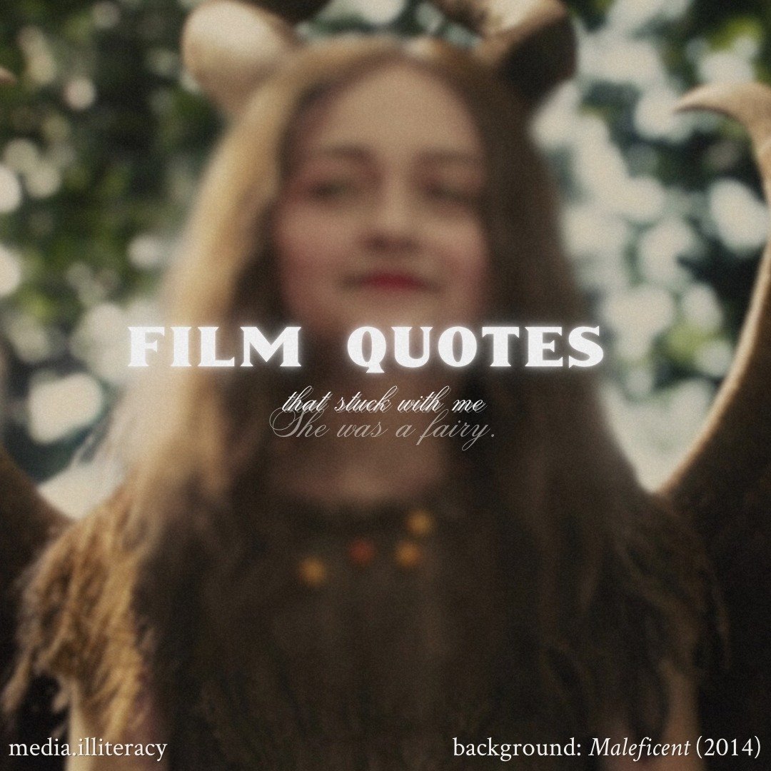 some film quotes that have stuck with me over the years (yes i know missing halloween is a short film, not a movie like the rest, but i had to include it!!!)