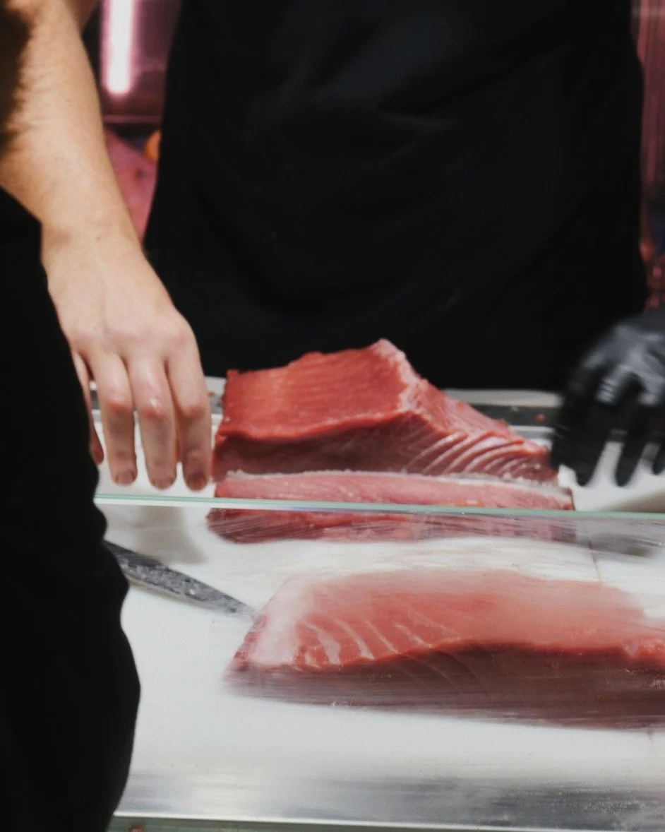 Would you eat this raw? You should &mdash; it&rsquo;s that fresh. 🐟💎

Sashimi-grade tuna so pure it barely needs a plate. Ocean to table, no stops in between.

#TunaLikeYouveNeverSeen #SashimiGrade #SeafoodLovers #FreshCatch #LuxuryBite #WestcoastF