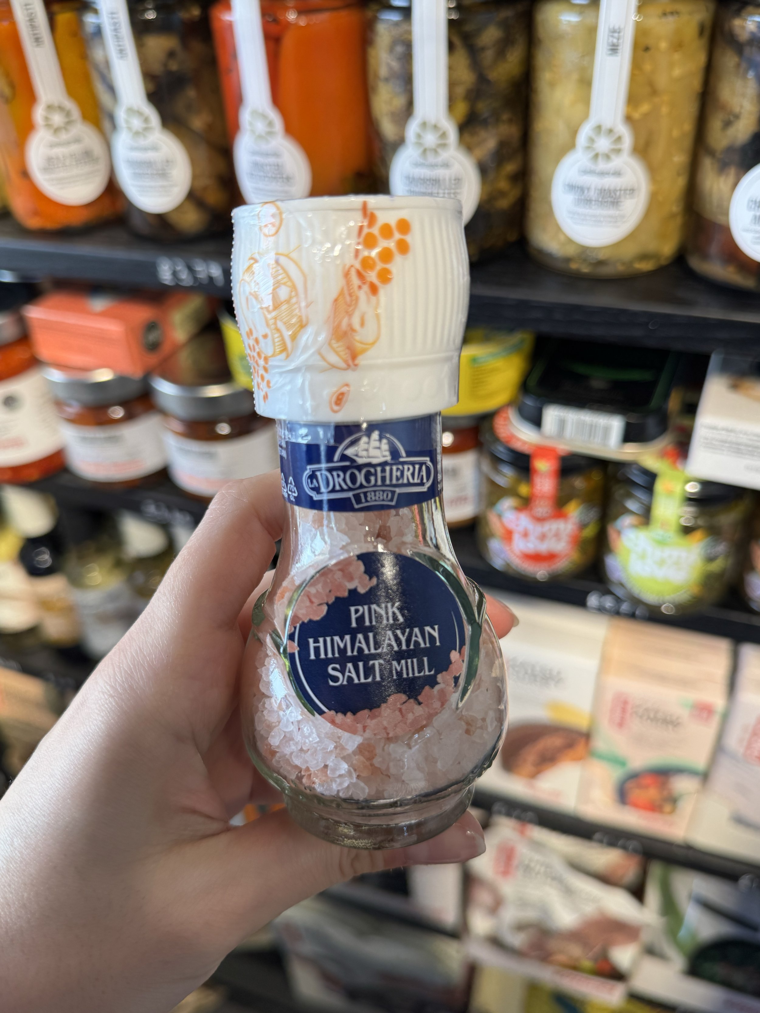 Drogheria Himalayan Pink Salt Mill