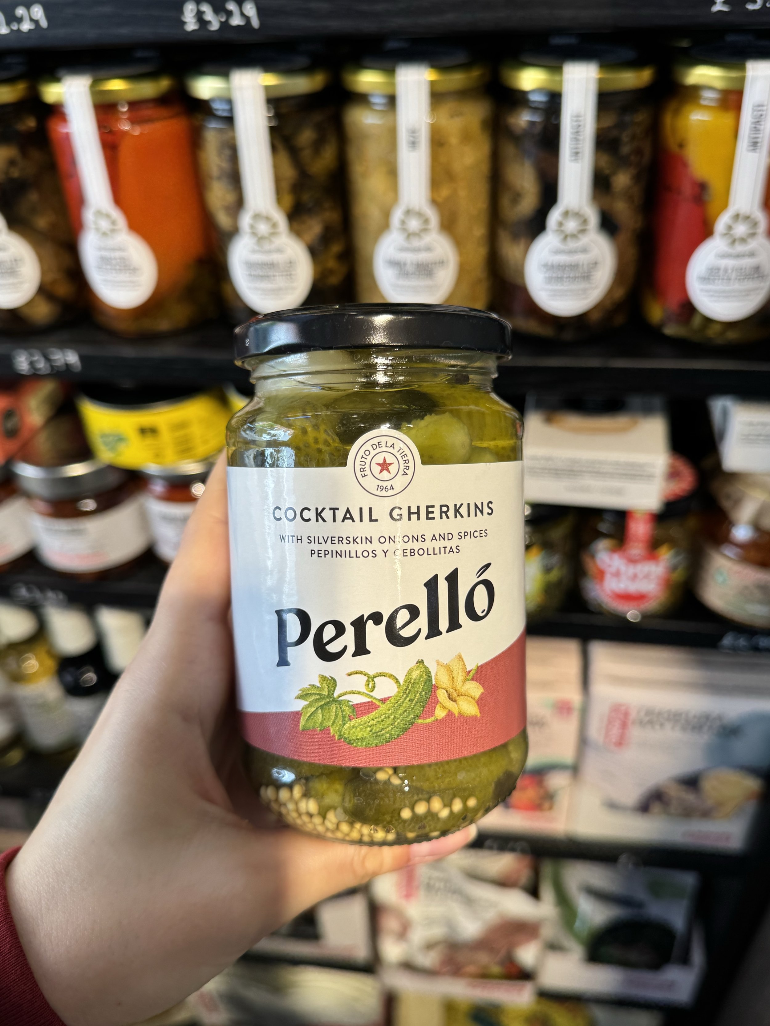 Perello Cocktail Gherkins