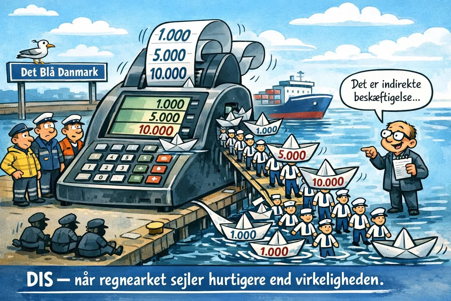 Milliard støtte til danske rederier er stadigt baseret på fiktive tal for beskæftigelsen.