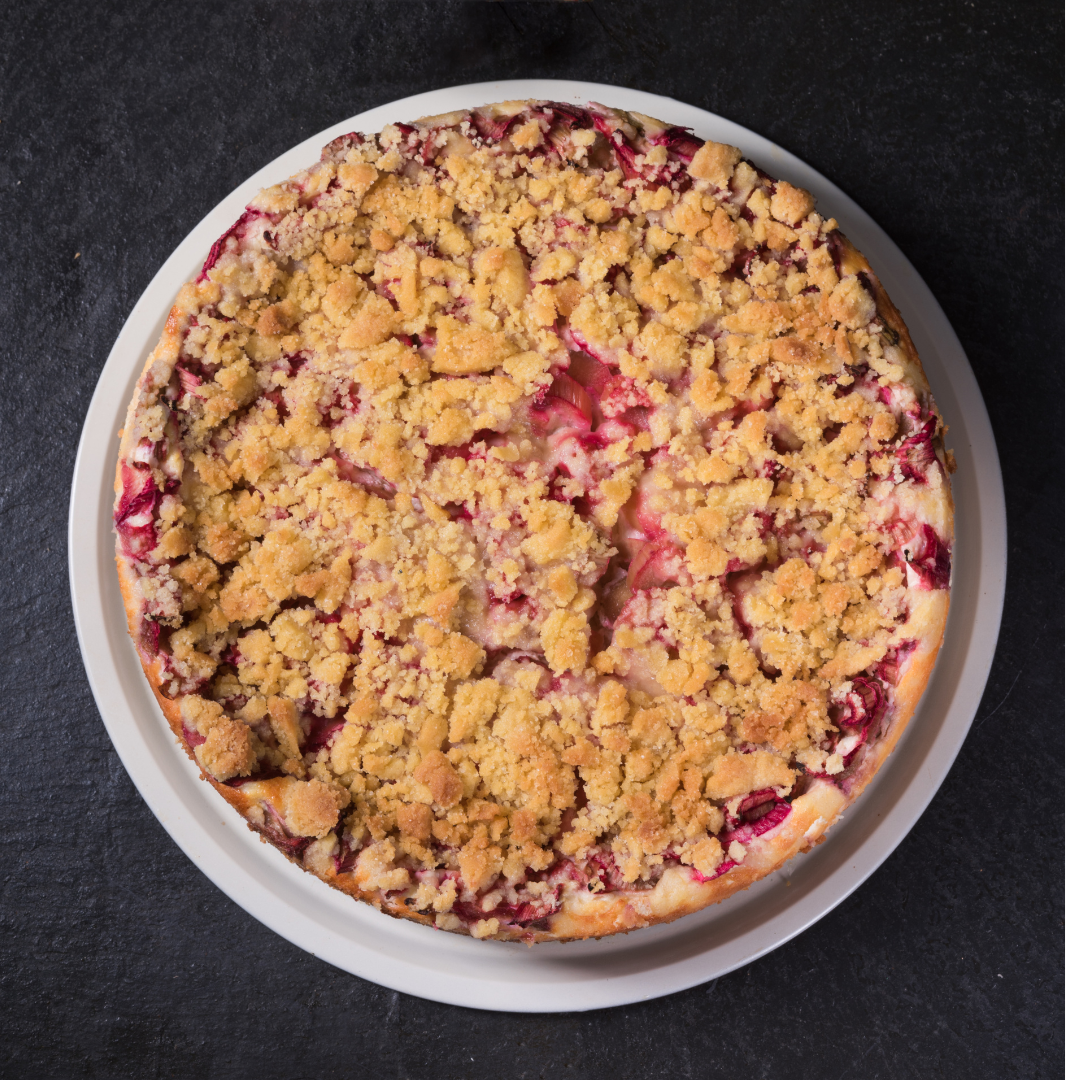 Crumble ruibarbo y fresa + reel 