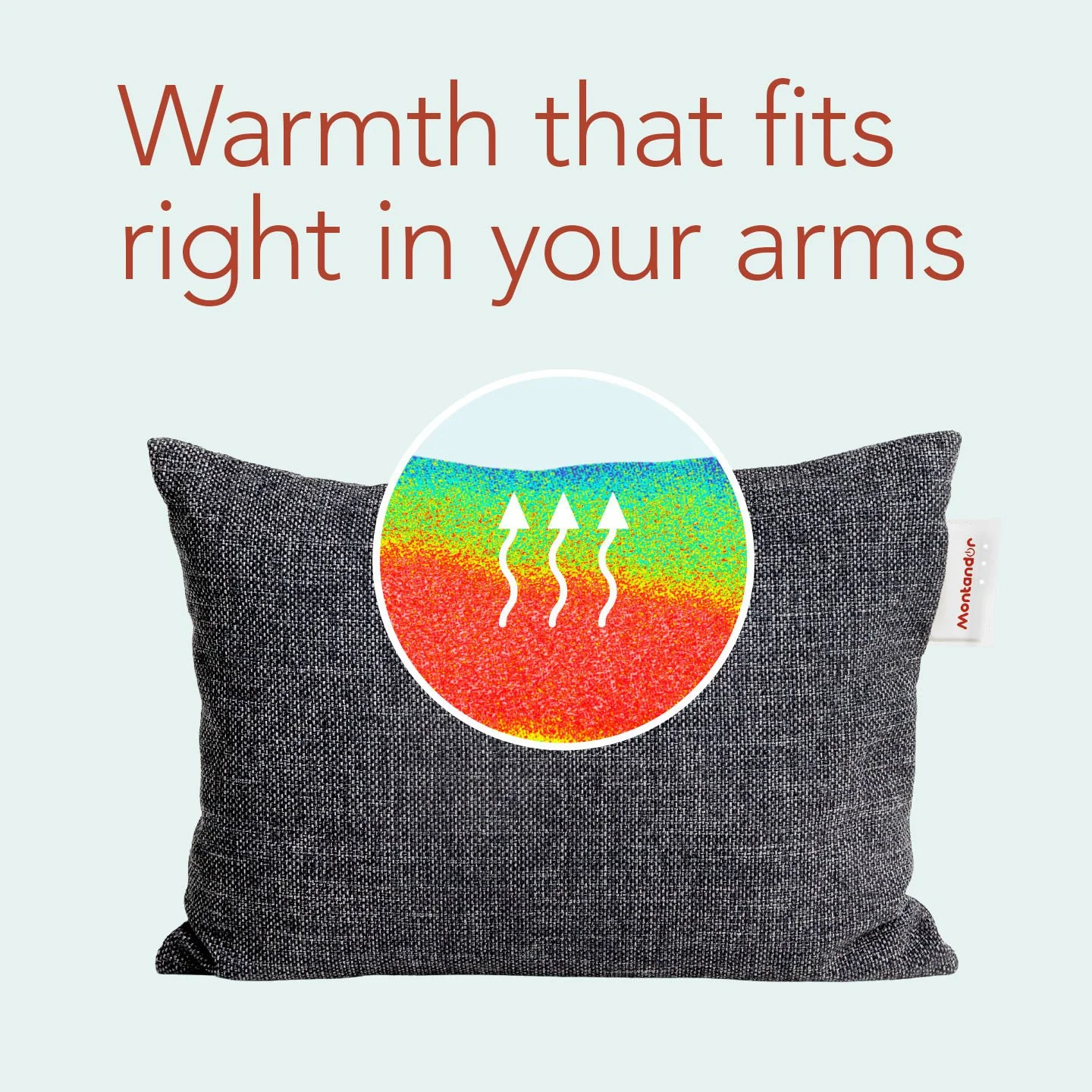 Experience the ultimate in cozy comfort with our infrared heated pillow&mdash;warmth that fits right in your arms. Perfect for chilly nights on the terrace or a cozy evening in the garden at home. Embrace the warmth you deserve. #CreateWarmMoments #M