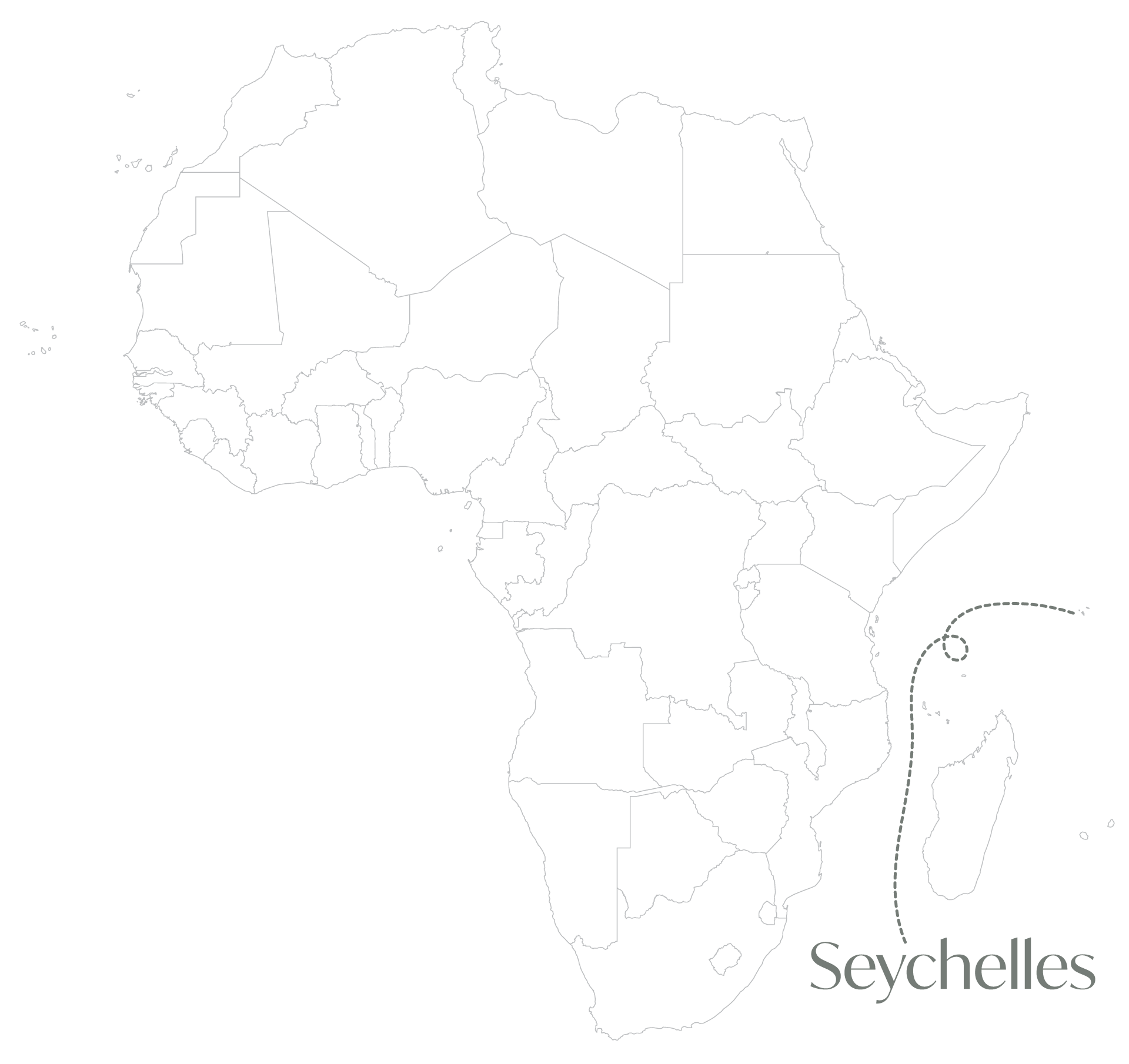 Seychelles location on map