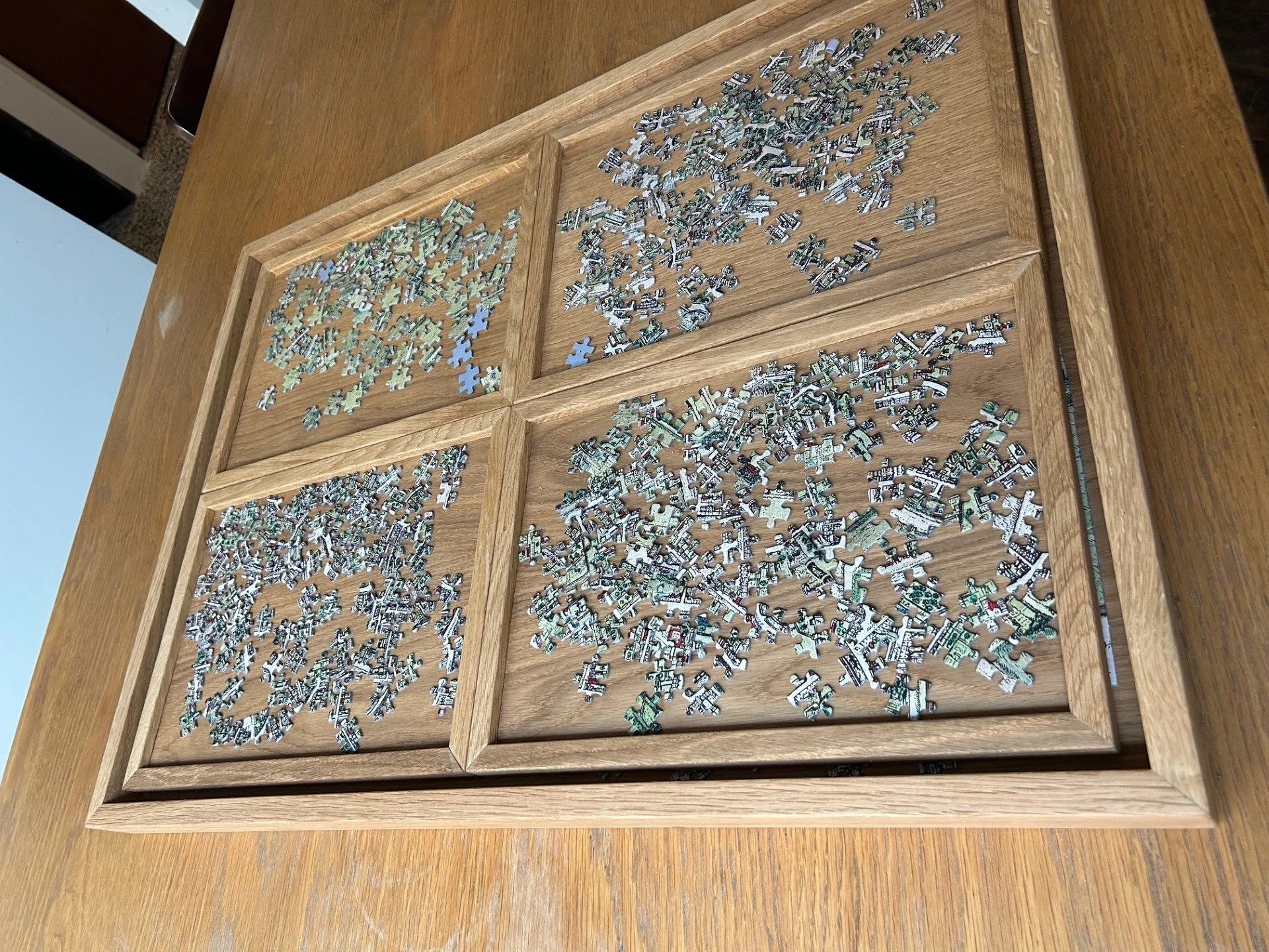 Eiken Puzzeltafel