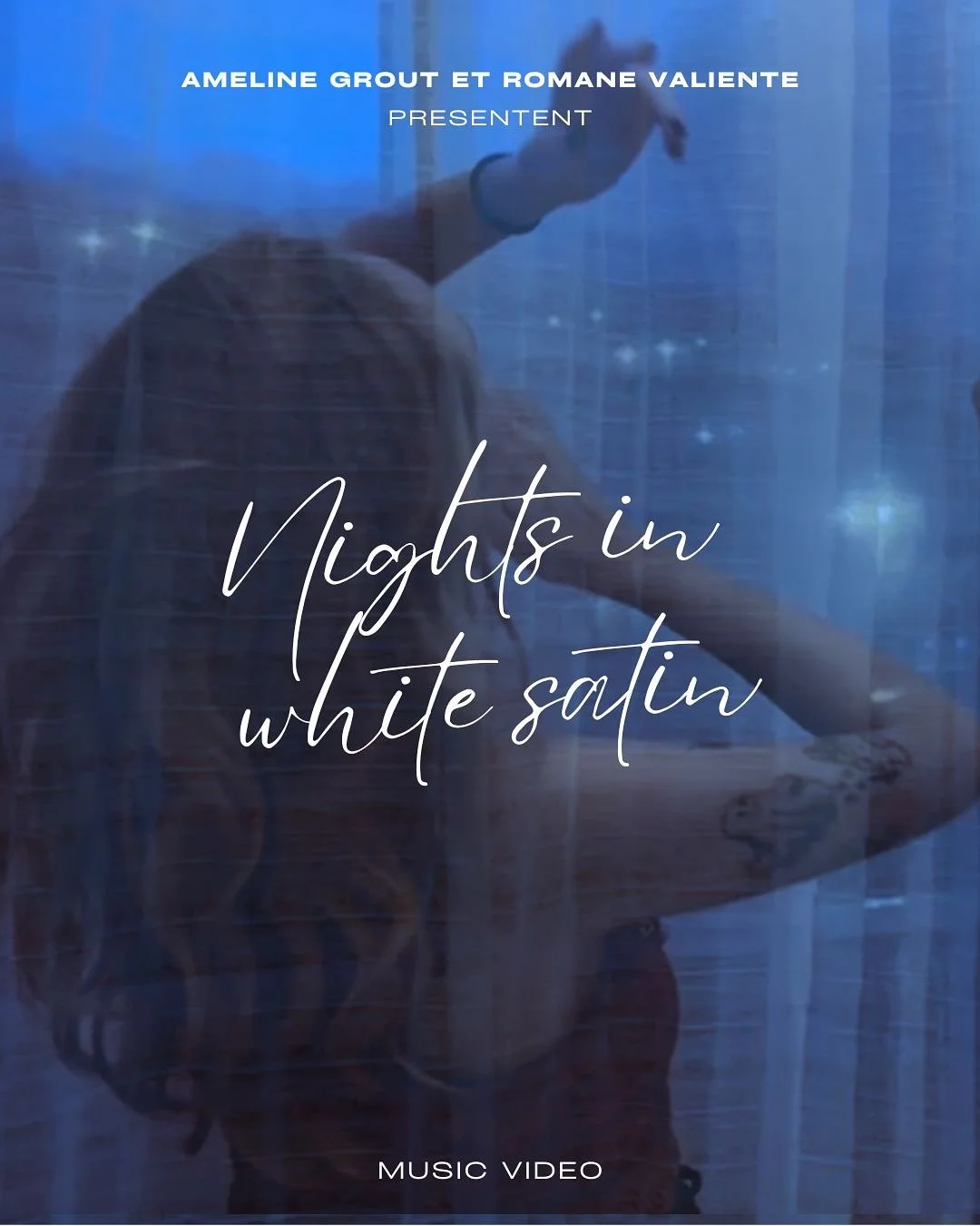 Entre l’image et la musique, il y a ce que l’on garde d’une nuit.
“Nights in White satin” directed and starring @creumprod and @amelineauxmainsdargent
Sortie du clip le 24 septembre 2025, à 18h