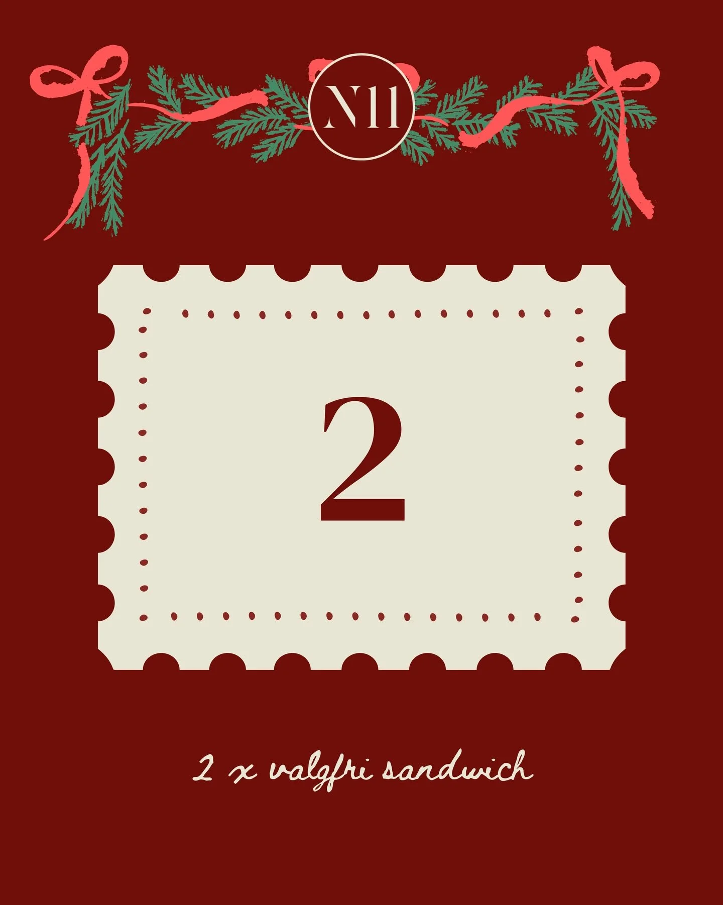 NYTORV 11&rsquo;s JULEKALENDER 2025 🥨

Bag dagens l&aring;ge gemmer der sig 2 x valgfri frokost sandwich. V&aelig;lg bl.a. mellem vores Avocado, Meatball eller Clubsandwich 🥪

S&aring;dan deltager du:
- Like dagens opslag
-Skriv i kommentarfeltet, 