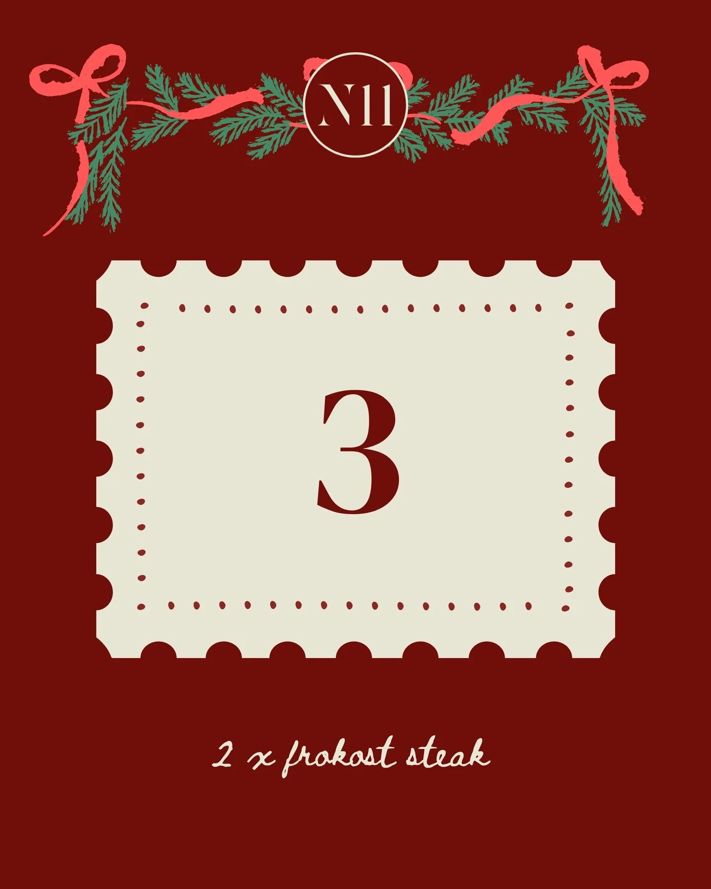 NYTORV 11&rsquo;s JULEKALENDER 2025 🥨

Bag dagens l&aring;ge gemmer der sig 2 x frokost steak 🥩

S&aring;dan deltager du:
- Like dagens opslag
-Skriv i kommentarfeltet, hvem du vil dele pr&aelig;mien med

Konkurrencen k&oslash;rer b&aring;de p&arin