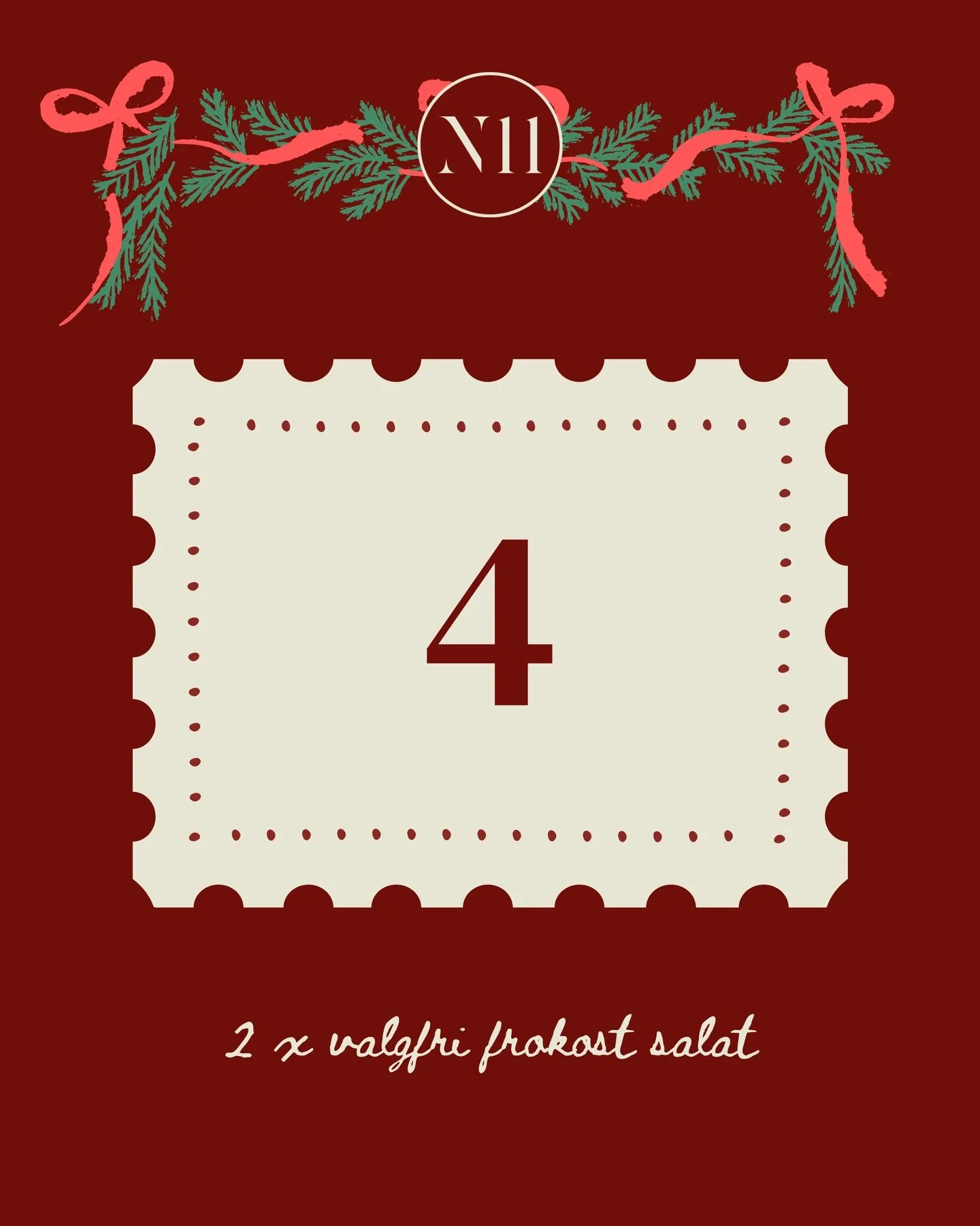 NYTORV 11&rsquo;s JULEKALENDER 2025 🥨

Bag dagens l&aring;ge gemmer der sig 2 x valgfri frokost salat 🥗

S&aring;dan deltager du:
- Like dagens opslag
-Skriv i kommentarfeltet, hvem du vil dele pr&aelig;mien med

Konkurrencen k&oslash;rer b&aring;d