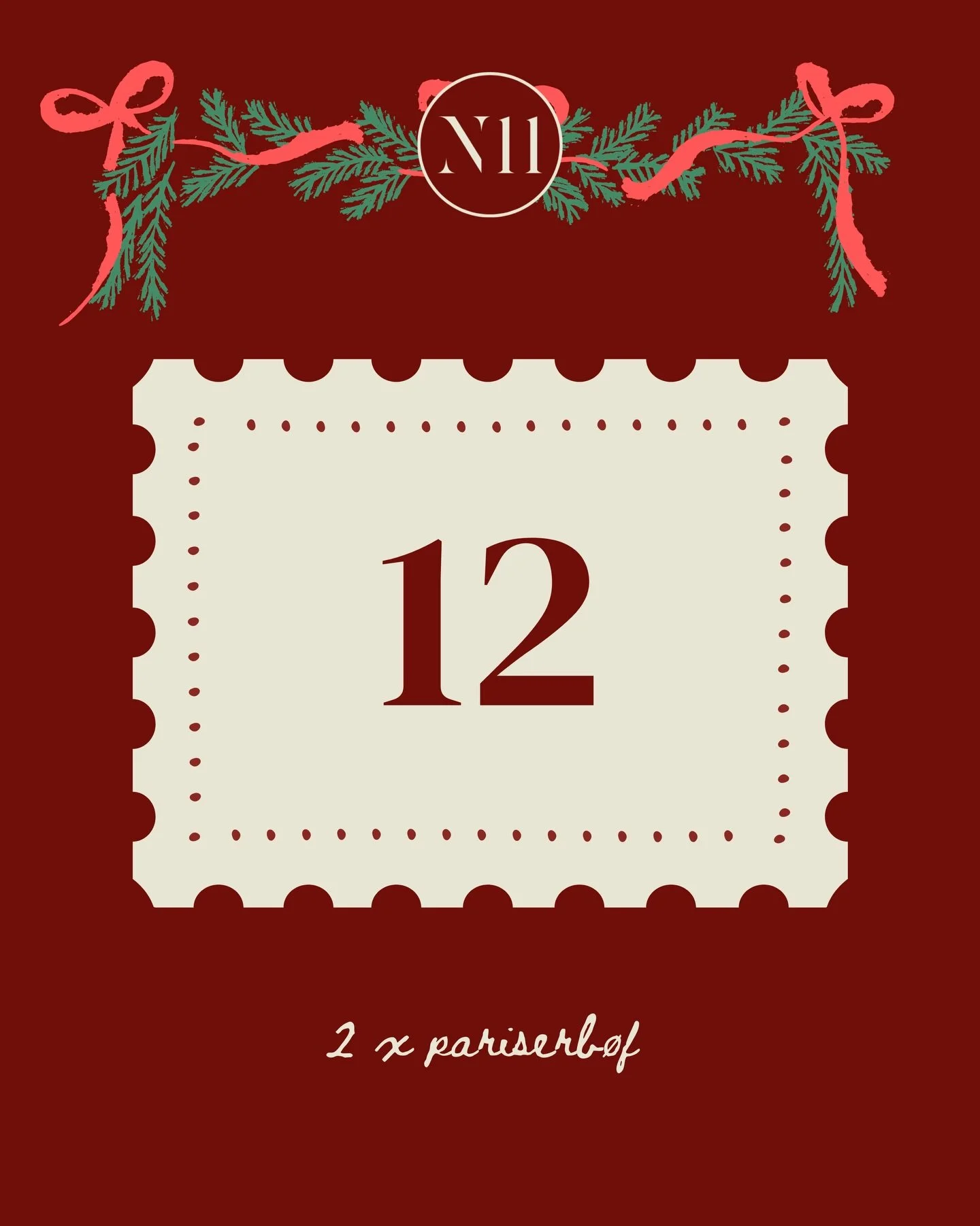 NYTORV 11&rsquo;s JULEKALENDER 2025 🥨

Bag dagens l&aring;ge gemmer der sig 2 x pariserb&oslash;f 🍽️

S&aring;dan deltager du:
- Like dagens opslag
-Skriv i kommentarfeltet, hvem du vil dele pr&aelig;mien med

Konkurrencen k&oslash;rer b&aring;de p