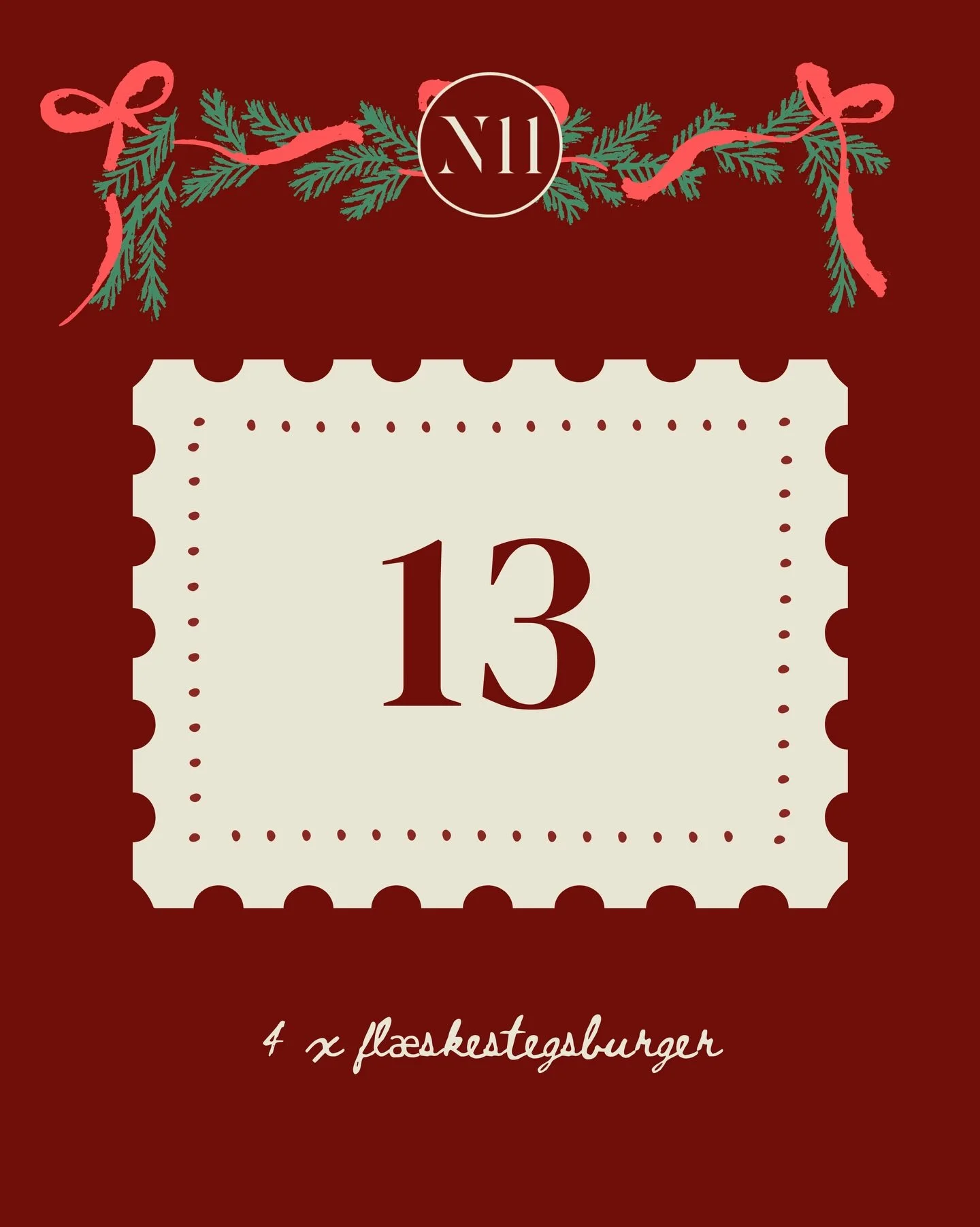 NYTORV 11&rsquo;s JULEKALENDER 2025 🥨

Bag dagens l&aring;ge gemmer der sig 4. x fl&aelig;skestegsburger fra vores sk&oslash;nne bod p&aring; torvet 🍴

S&aring;dan deltager du:
- Like dagens opslag
-Skriv i kommentarfeltet, hvem du vil dele pr&aeli