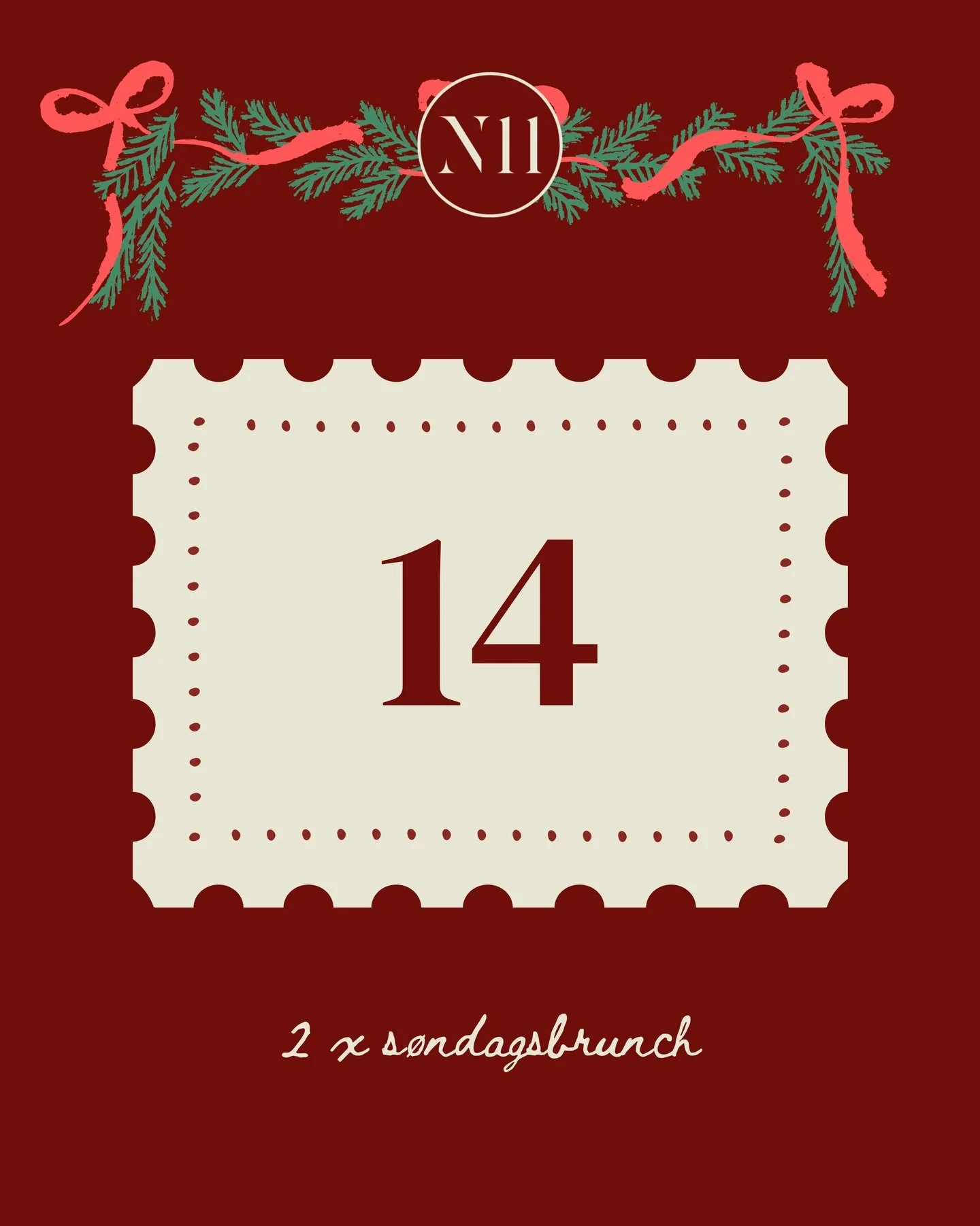 NYTORV 11&rsquo;s JULEKALENDER 2025 🥨

Gl&aelig;delig 3. s&oslash;ndag i advent 🕯️Bag dagens l&aring;ge gemmer der sig 2 x s&oslash;ndagsbrunch 🍳

S&aring;dan deltager du:
- Like dagens opslag
-Skriv i kommentarfeltet, hvem du vil dele pr&aelig;mi