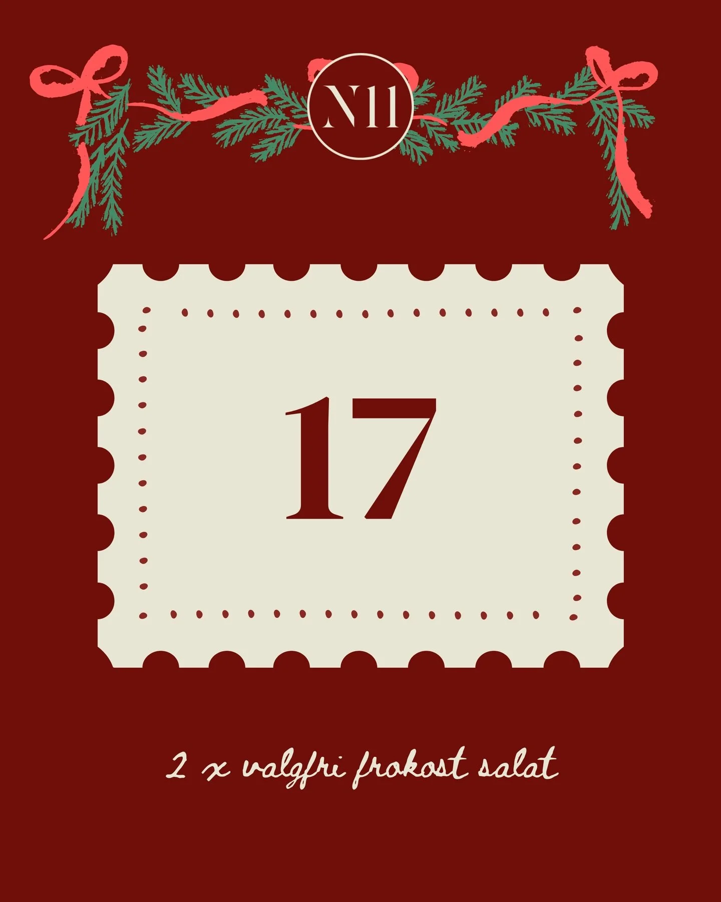 NYTORV 11&rsquo;s JULEKALENDER 2025 🥨

Bag dagens l&aring;ge gemmer der sig 2 x valgfri frokost salat 🥗

S&aring;dan deltager du:
- Like dagens opslag
-Skriv i kommentarfeltet, hvem du vil dele pr&aelig;mien med

Konkurrencen k&oslash;rer b&aring;d