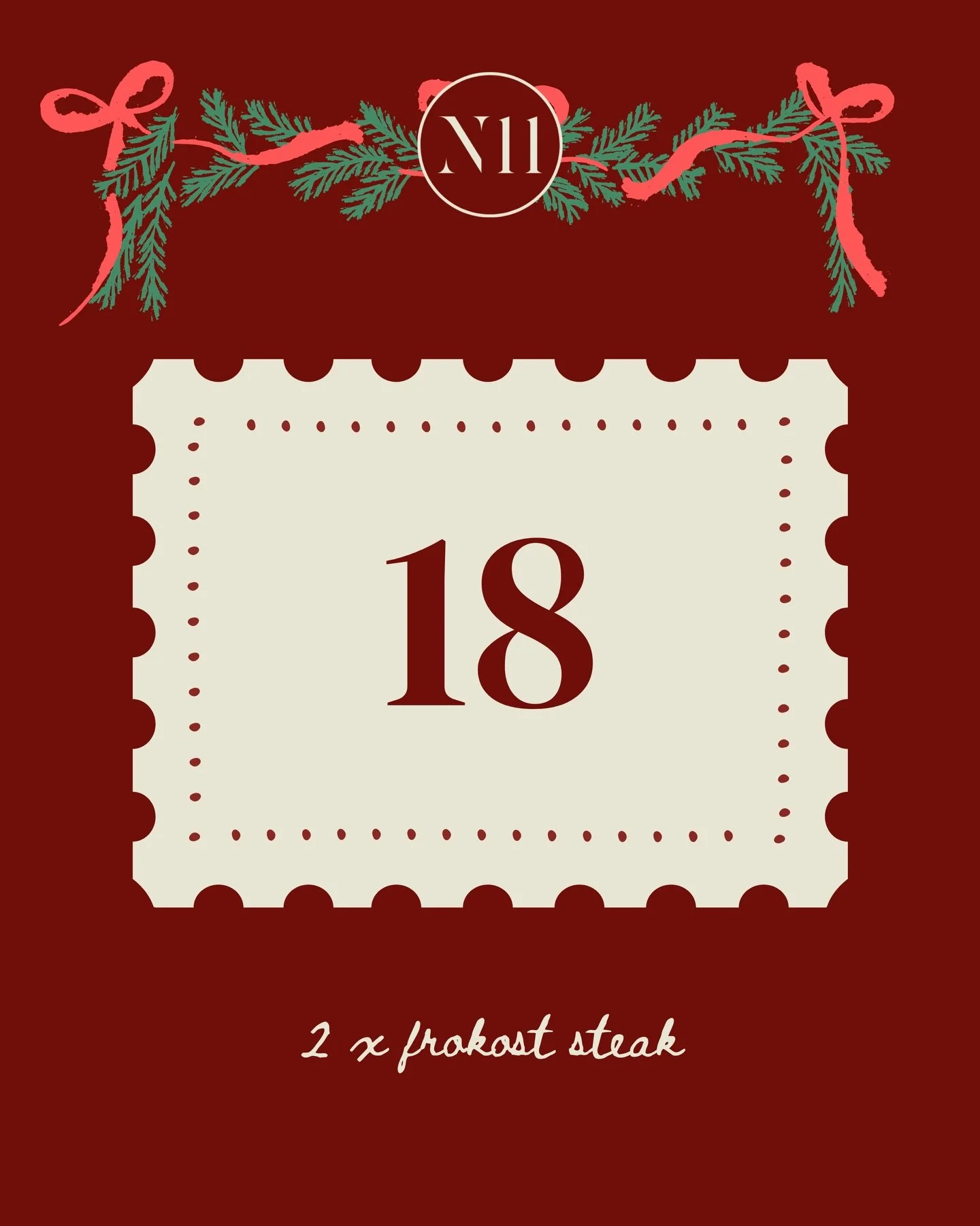 NYTORV 11&rsquo;s JULEKALENDER 2025 🥨

Bag dagens l&aring;ge gemmer der sig 2 x frokost steak 🥩

S&aring;dan deltager du:
- Like dagens opslag
-Skriv i kommentarfeltet, hvem du vil dele pr&aelig;mien med

Konkurrencen k&oslash;rer b&aring;de p&arin