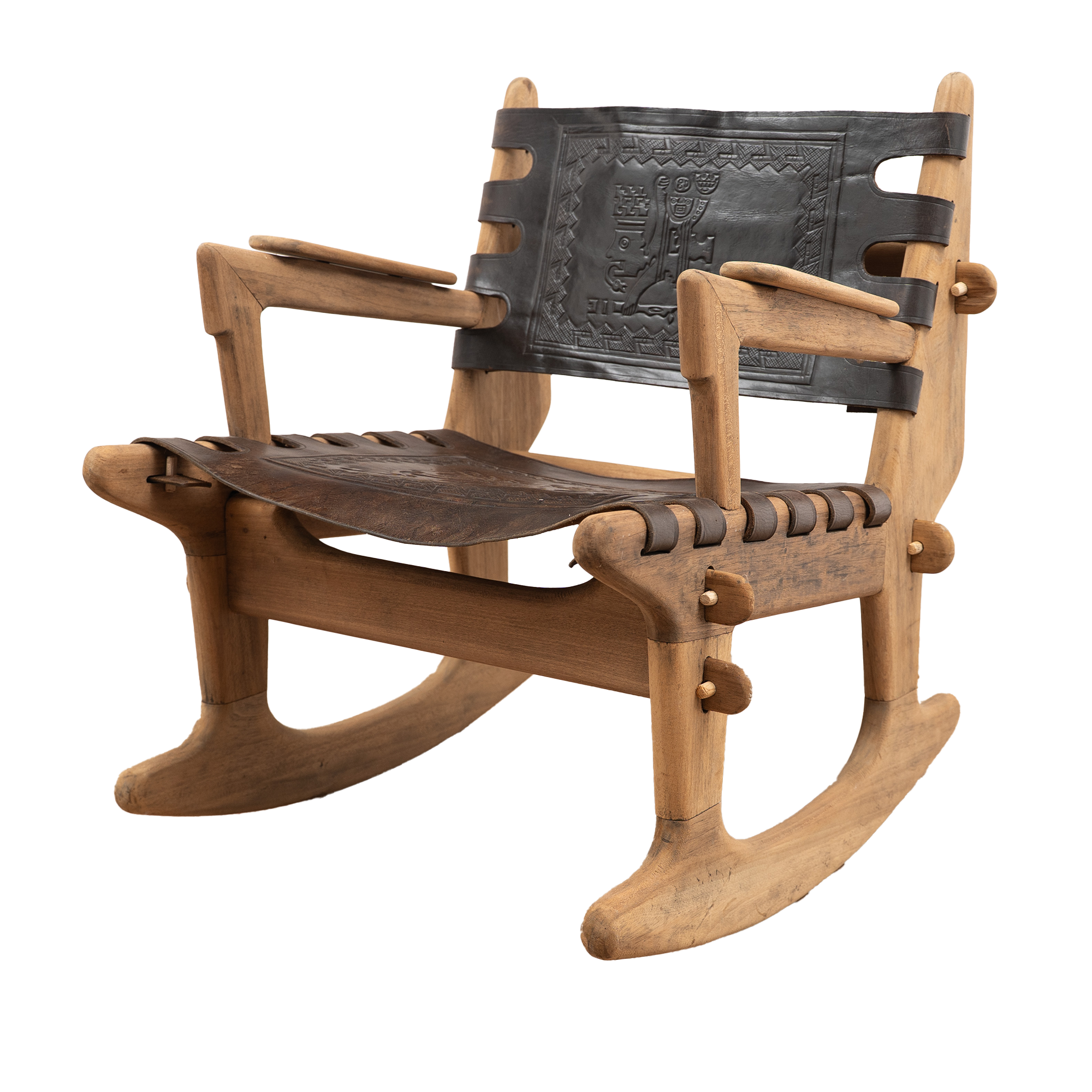 Small sling rocking chair by Angel Pazmino
