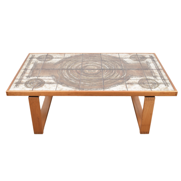 Rectangle tile table by Ox-Art