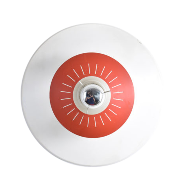 Space age ceiling light by Louis Kalff