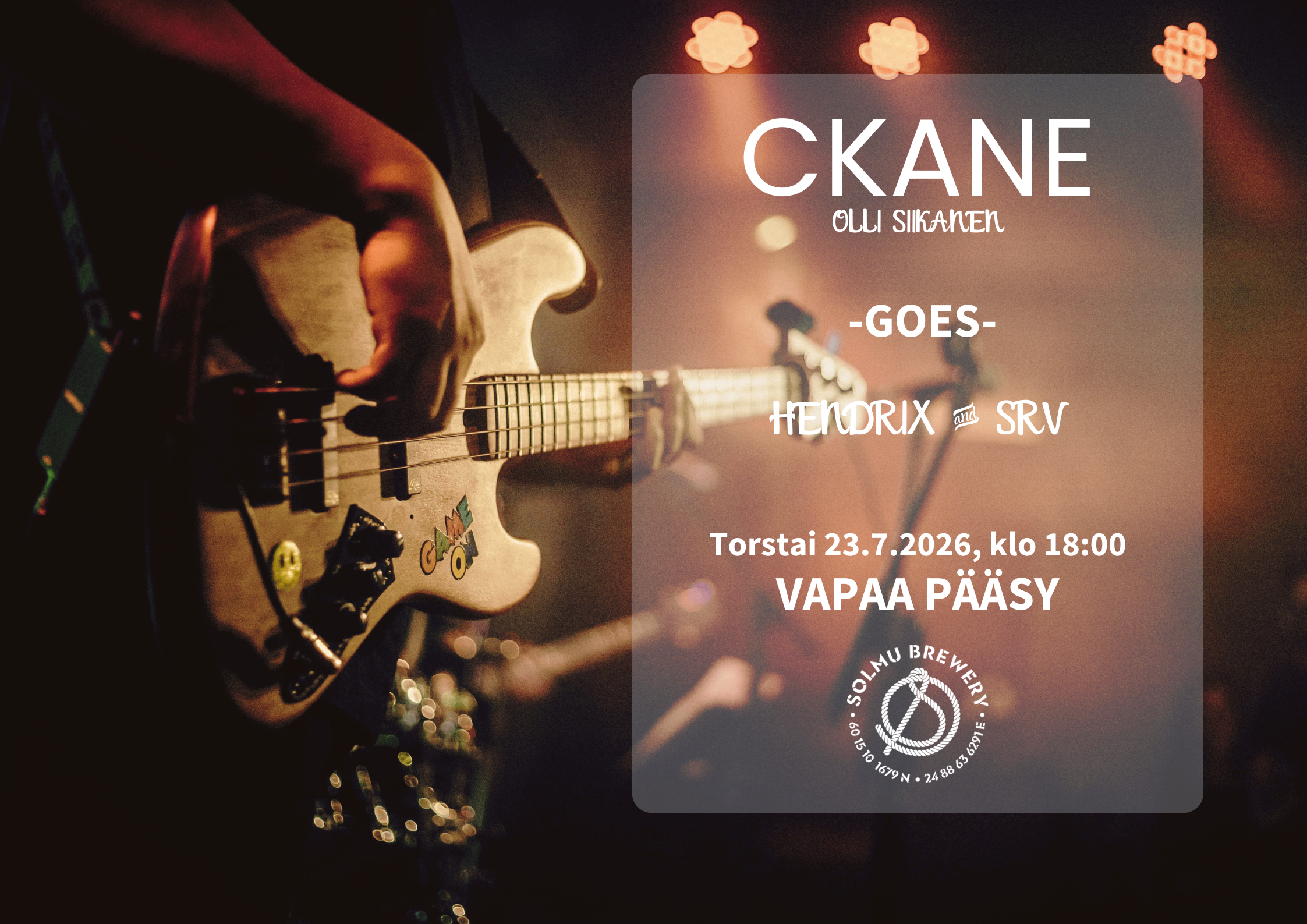 CKANE GOES HENDRIX / SRV