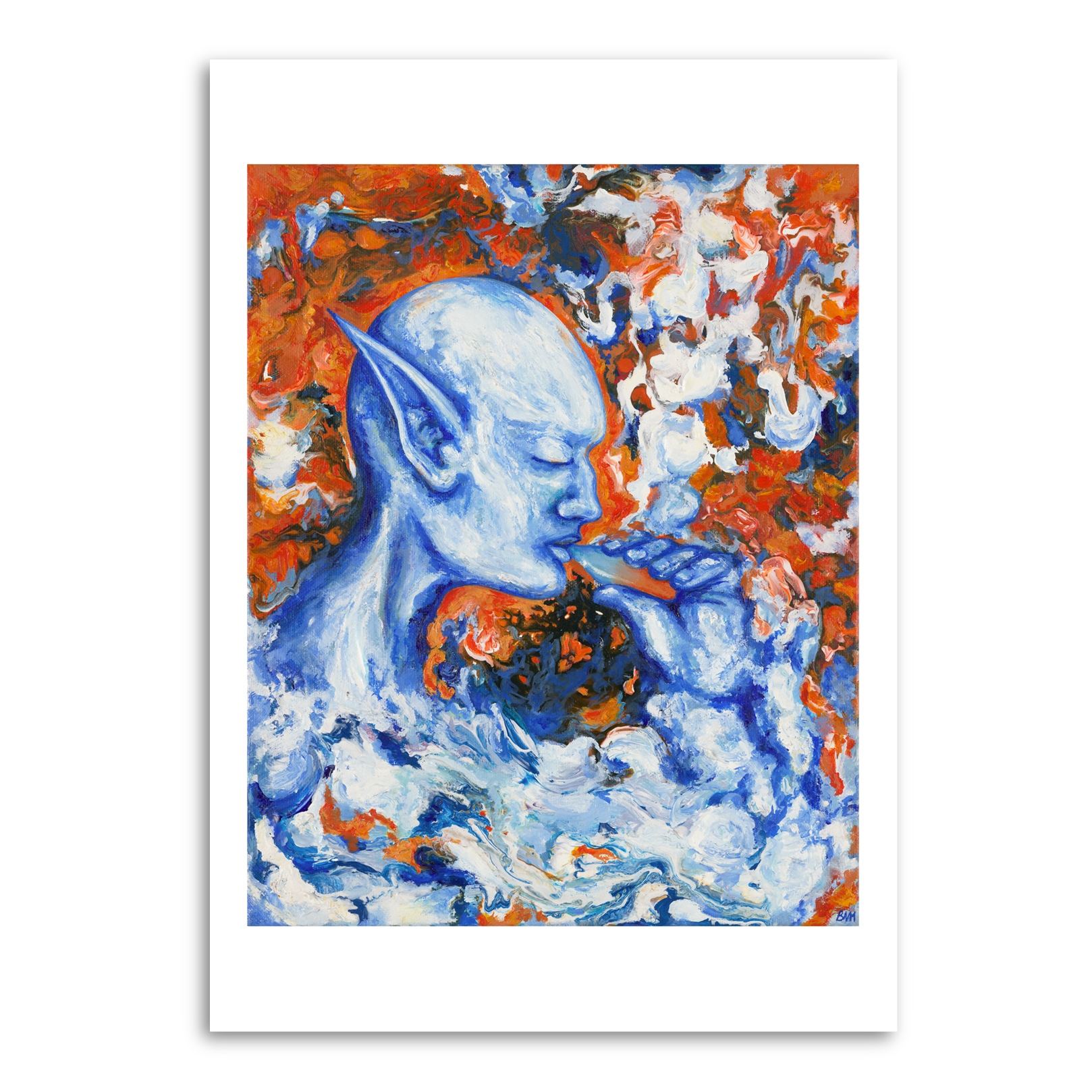 Elf Barred Print