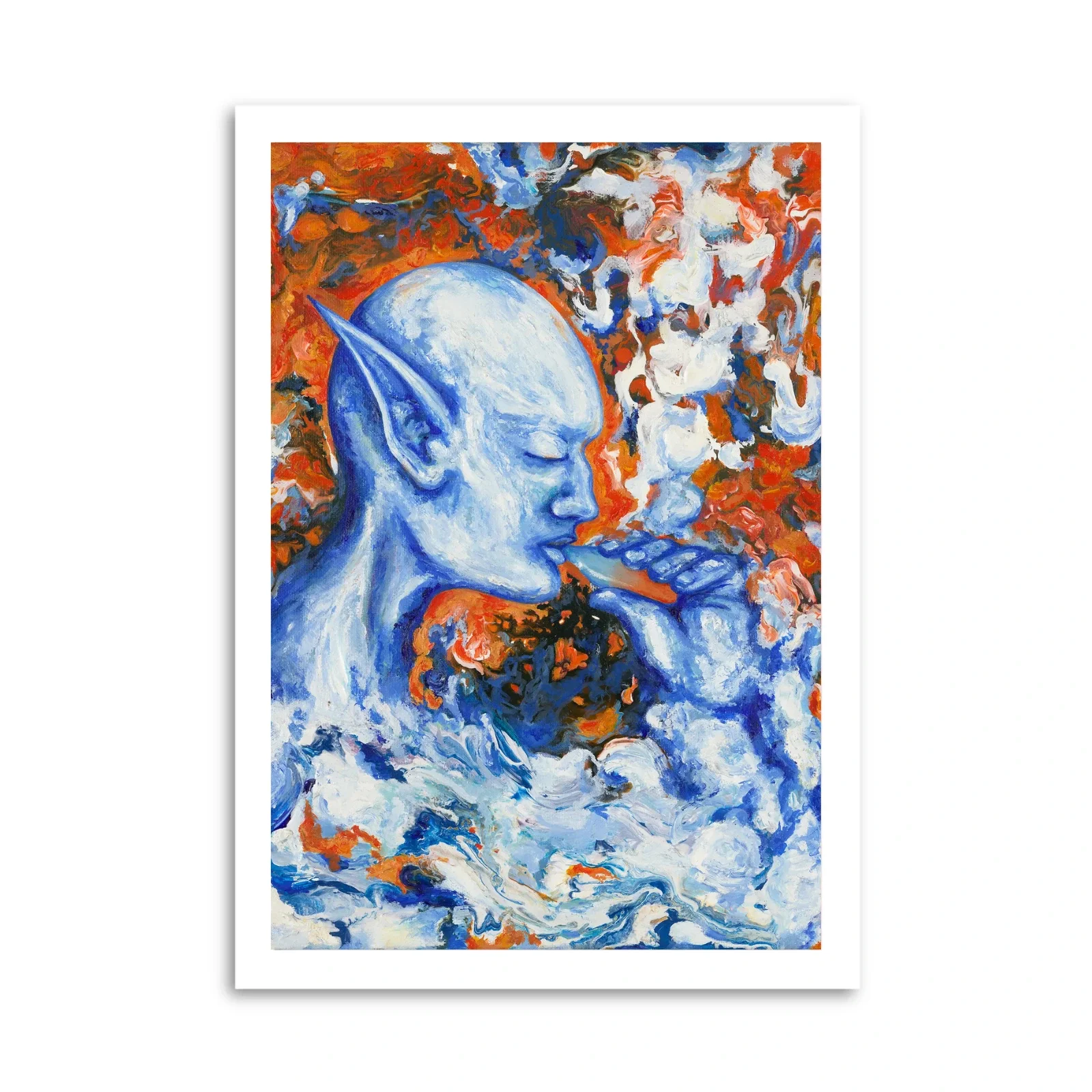 Blueberry Vapour Print