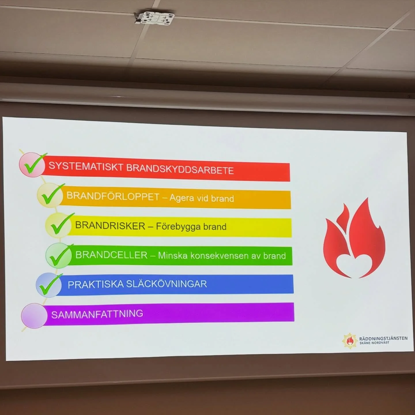 Det &auml;r viktigt att veta hur man ska f&ouml;rhindra att br&auml;nder uppst&aring;r och hur man ska sl&auml;cka om oturen &auml;r framme. BF 25 har i regn och rusk f&aring;tt tr&auml;na p&aring; det idag.  #victumgymnasium #barnochfritidsprogramme