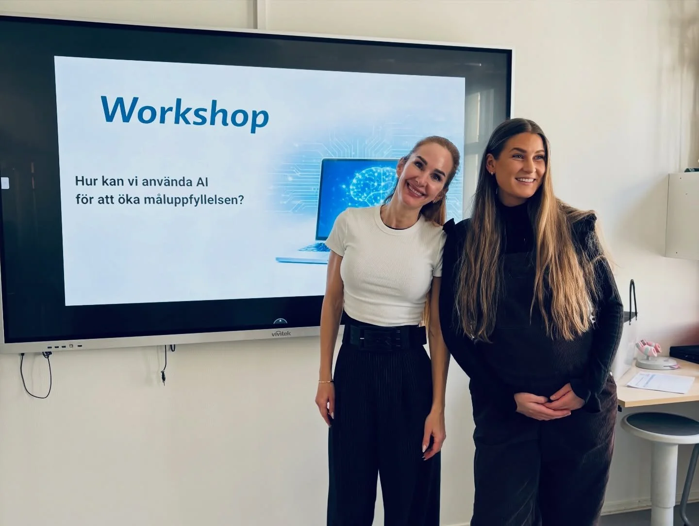 N&auml;r eleverna &auml;r lediga passar vi p&aring; att utbilda oss inom ett v&auml;ldigt relevant omr&aring;de - AI ⭐️#victumgymnasium