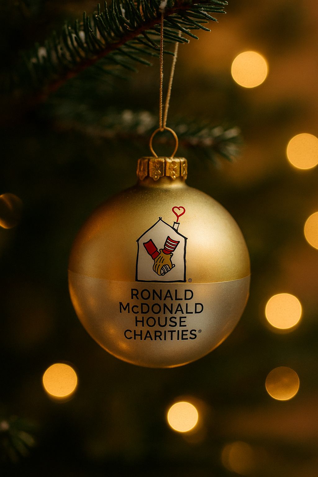 Ronald McDonald House Ornament Charred Swift Creek