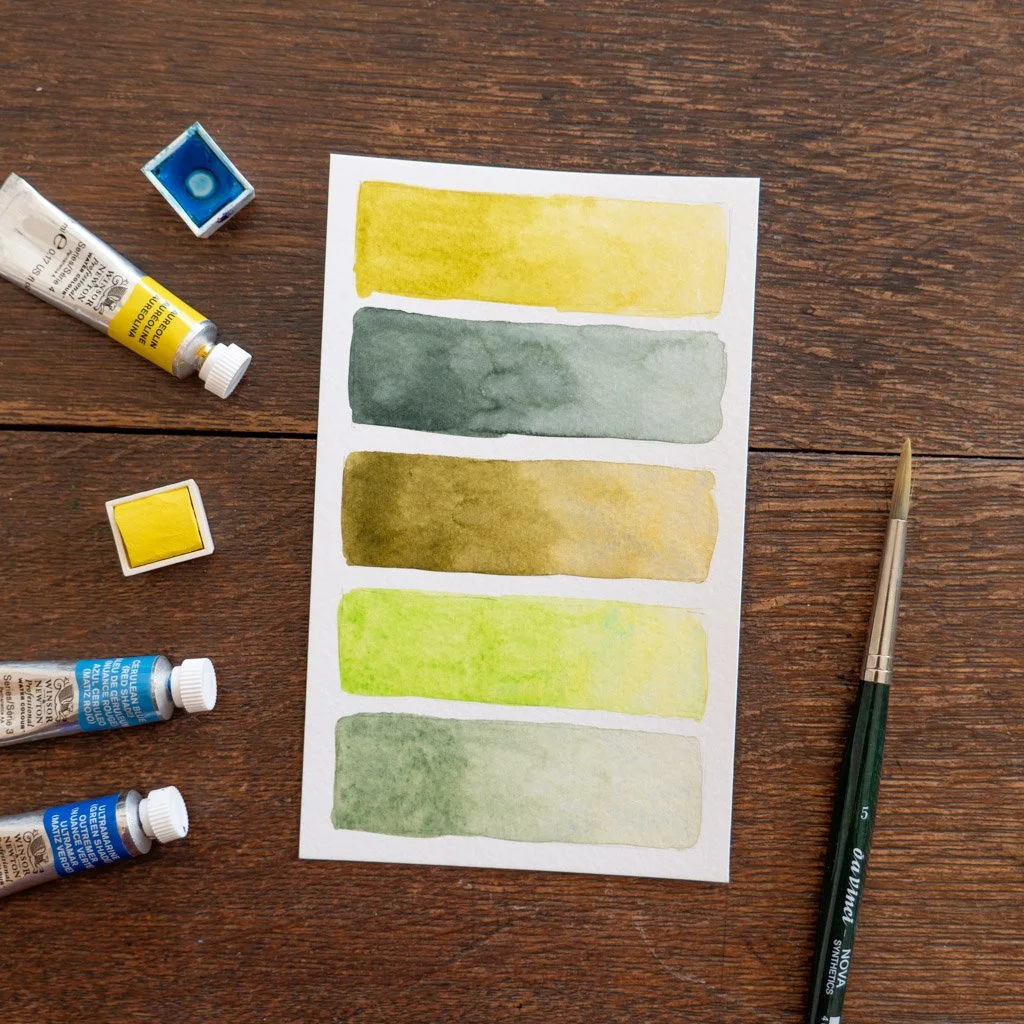 Don’t buy green and violet as a Watercolor Beginner