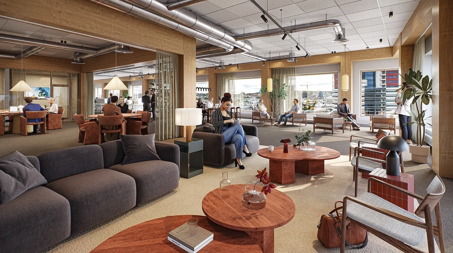 Soft mood office ✨

Client Vasakronan, who is a real estate company, needed help with the interior for this wonderful office with a killer view. They wanted a more sophisticated look but still with a warm and cozy palette for their client. 

So me an