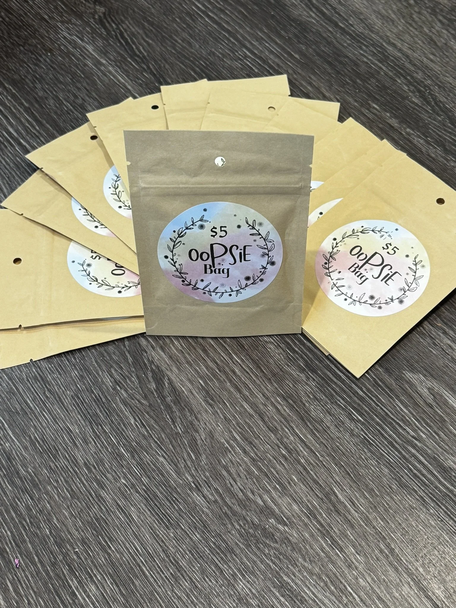 OOPSIE MYSTER STICKER BAGS